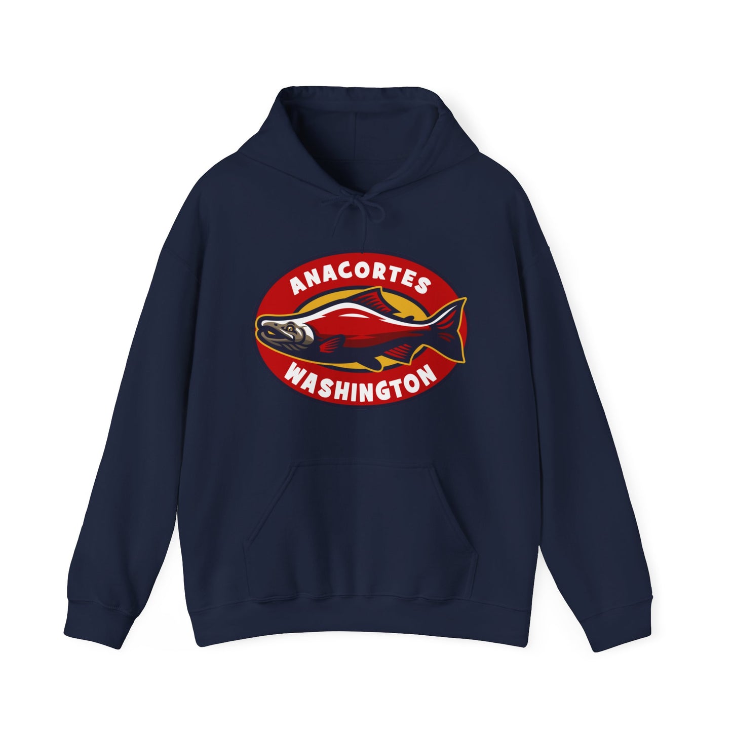 ANACORTES SALMON Unisex Heavy Blend™ Hooded Sweatshirt