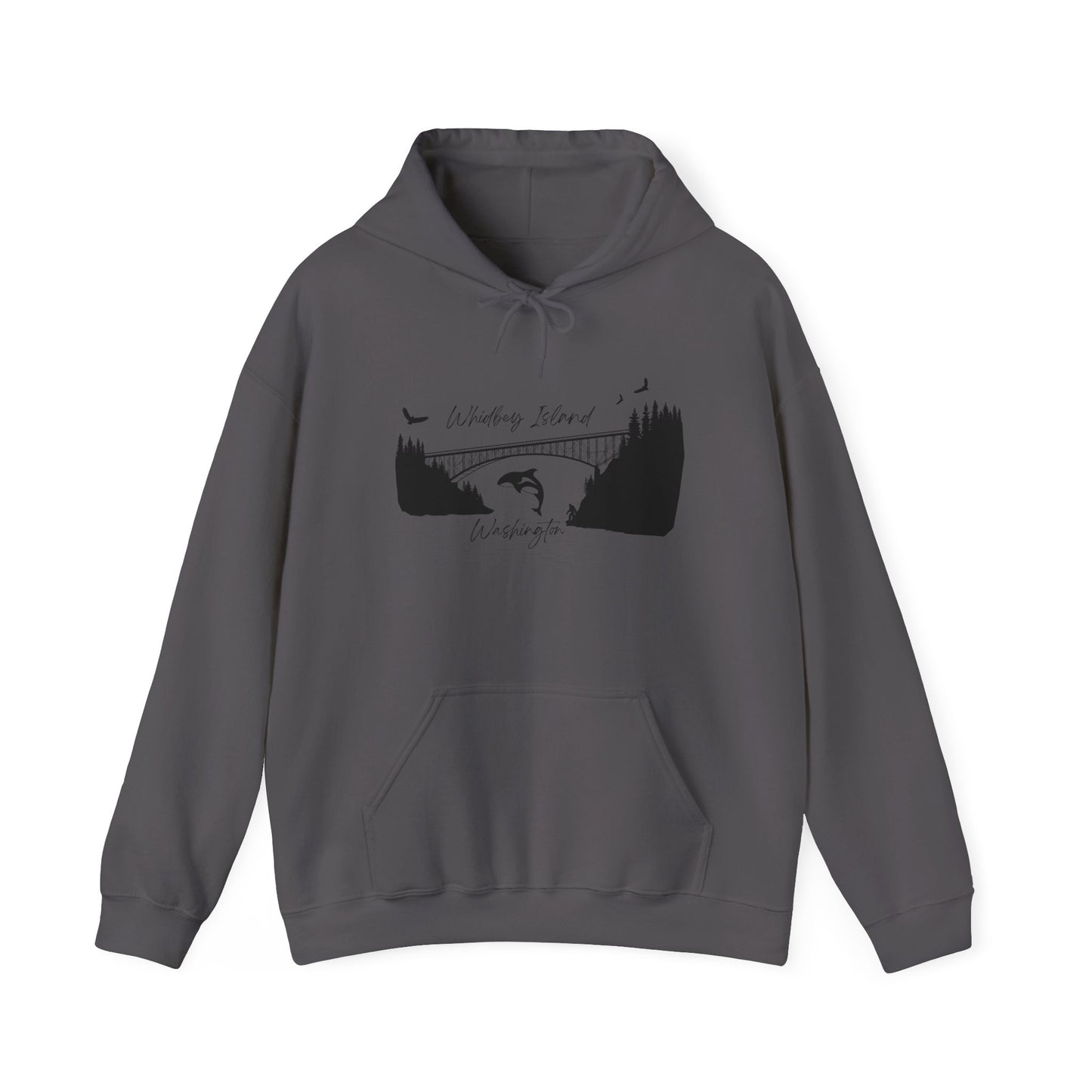 DECEPTION PASS BRIDGE, SCENE Unisex Heavy Blend™ Hooded Sweatshirt