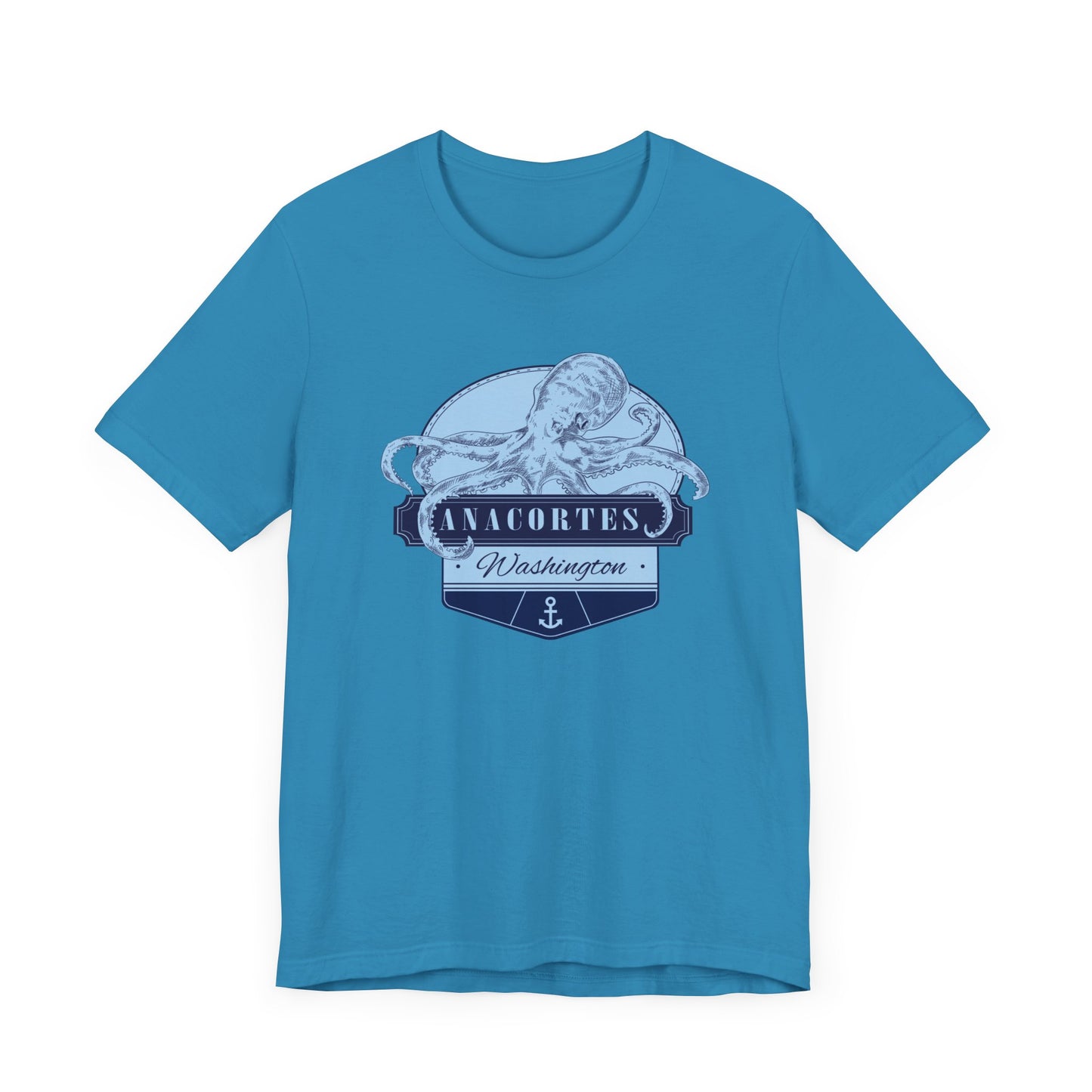 ANACORTES WA OCTOPUS Unisex Jersey Short Sleeve Tee