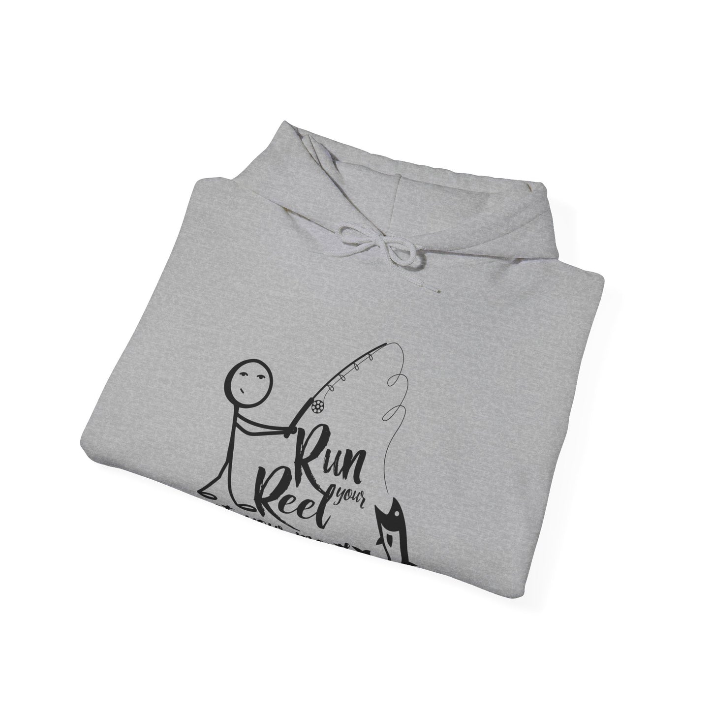 Copy of RUN YOUR REEL - 8 Unisex Heavy Blend™ Hooded Sweatshirt
