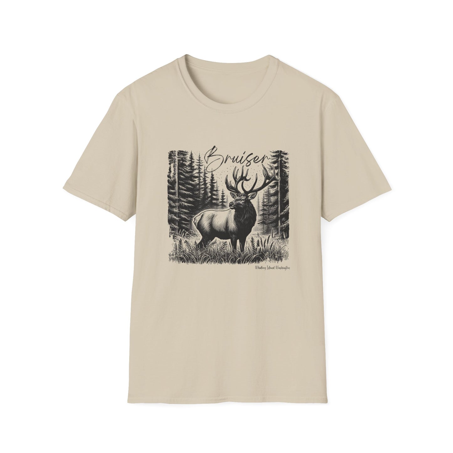6 Bruiser - Whidbey Island Elk - Unisex Softstyle T-Shirt