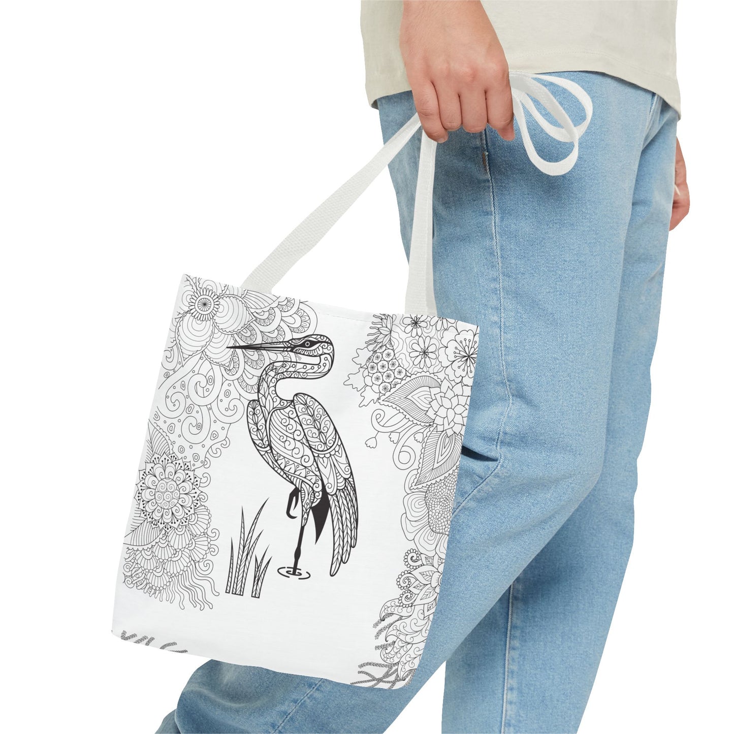 COLOR ME HERON Tote Bag