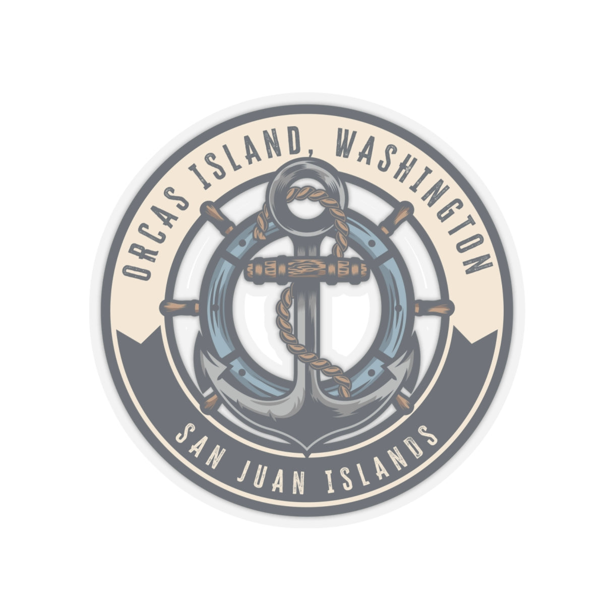 ORCAS ANCHOR Sticker