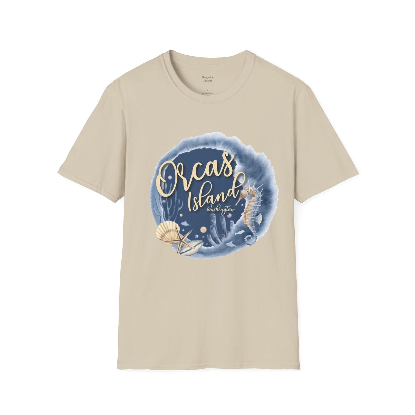 ORCAS ISLAND - SeaScape Unisex Softstyle T-Shirt - Bulk
