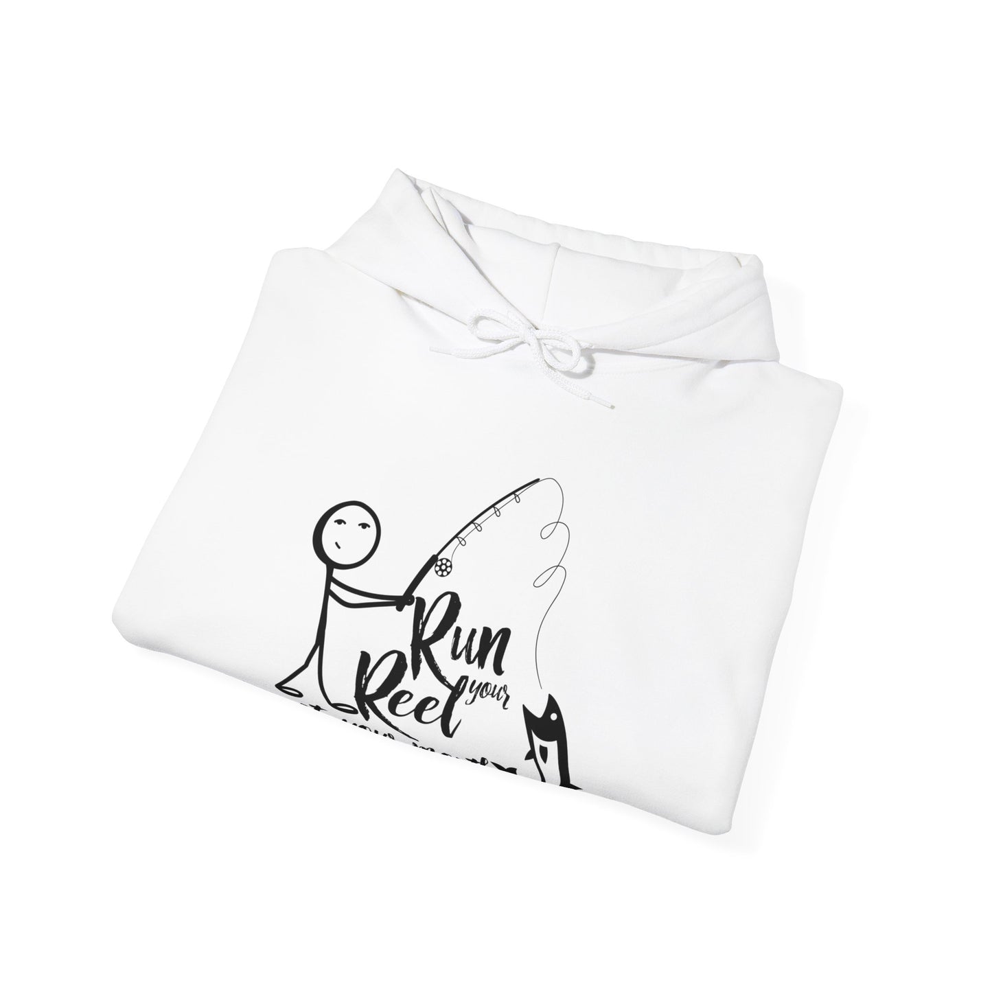 Copy of RUN YOUR REEL - 8 Unisex Heavy Blend™ Hooded Sweatshirt