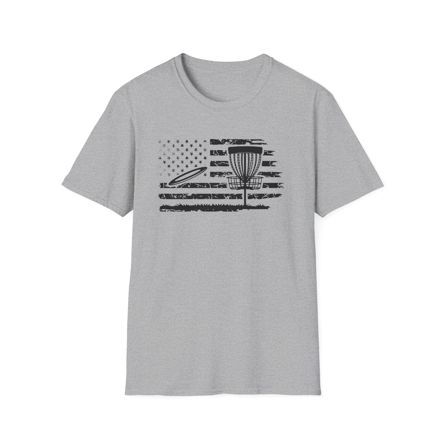 FLAG USA - DISC GOLF Unisex Softstyle T-Shirt