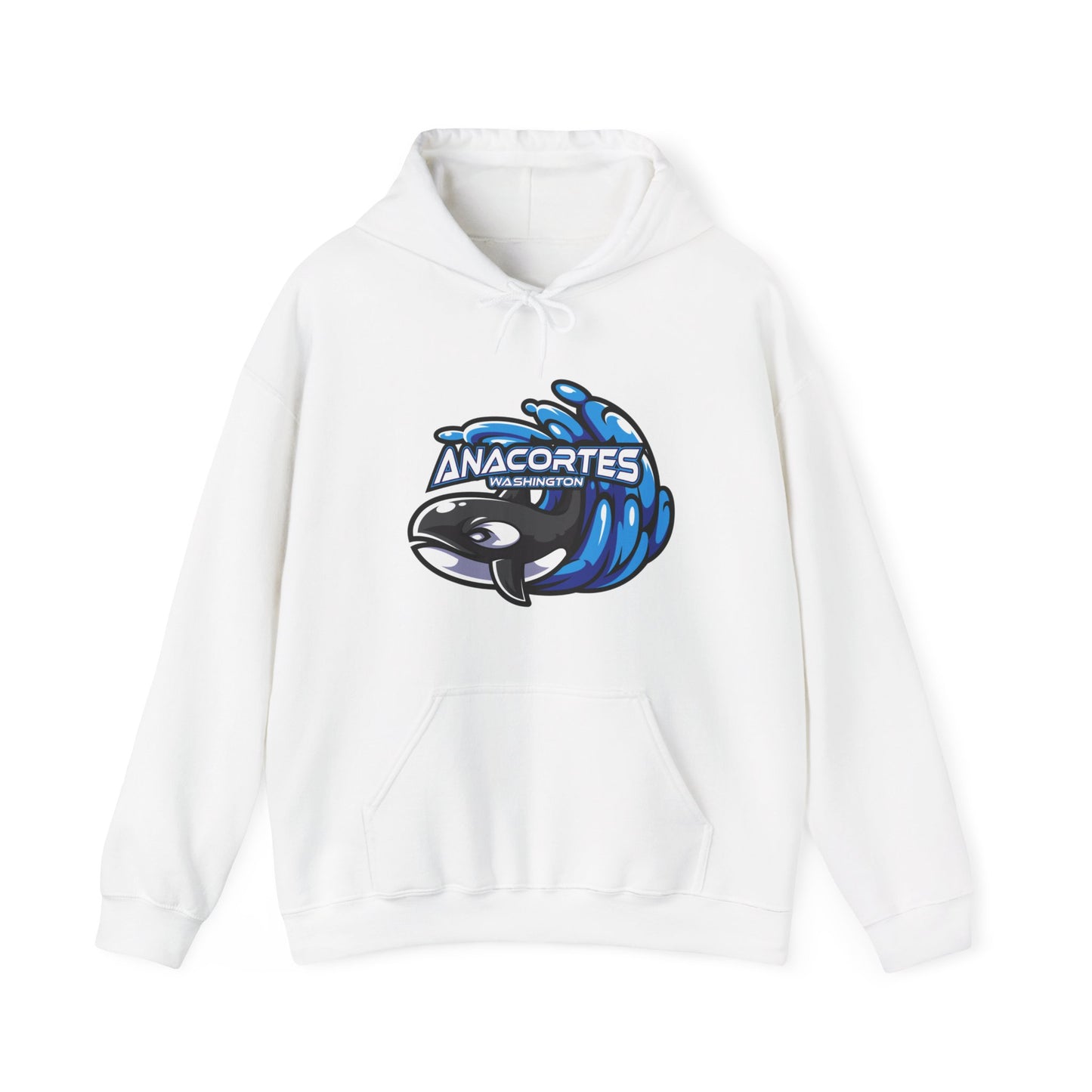 ANACORTES ORCA MASCOT Unisex Heavy Blend™ Hooded Sweatshirt