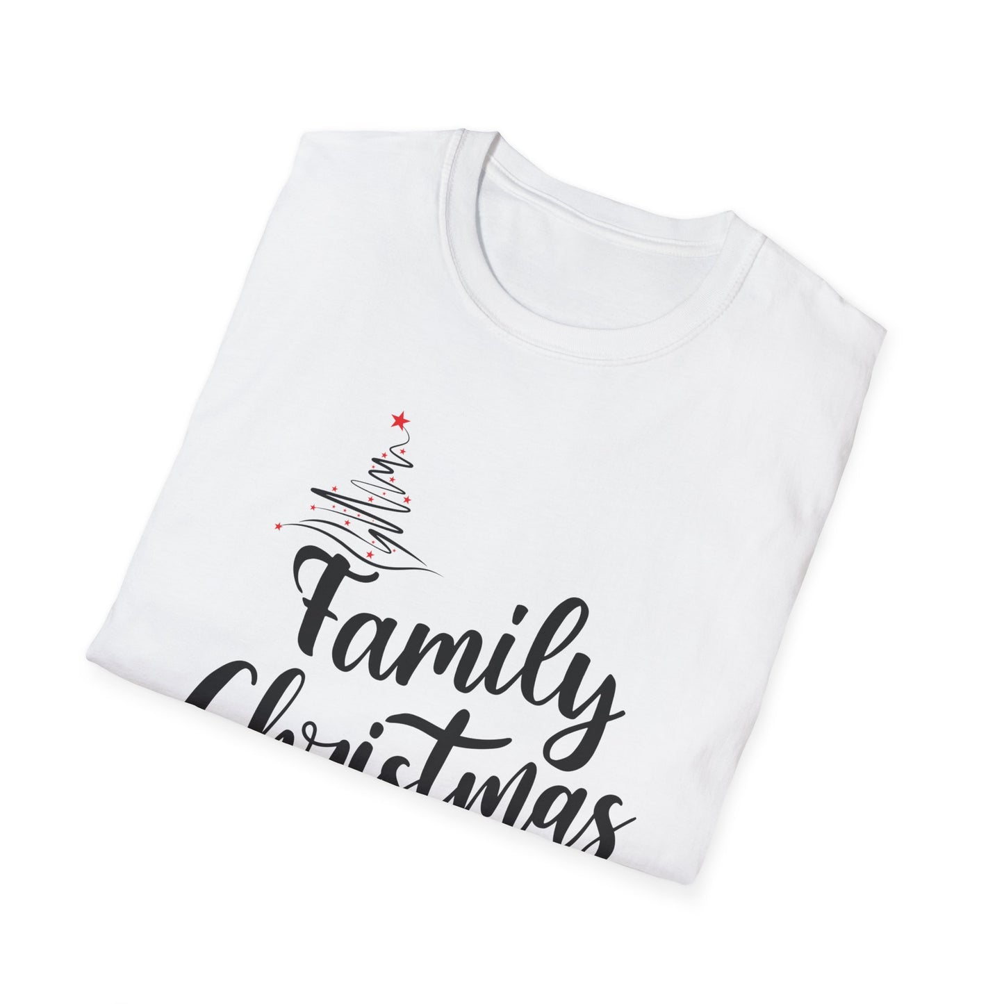 FAMILY CHRISTMAS 2024 TREE Unisex Softstyle T-Shirt