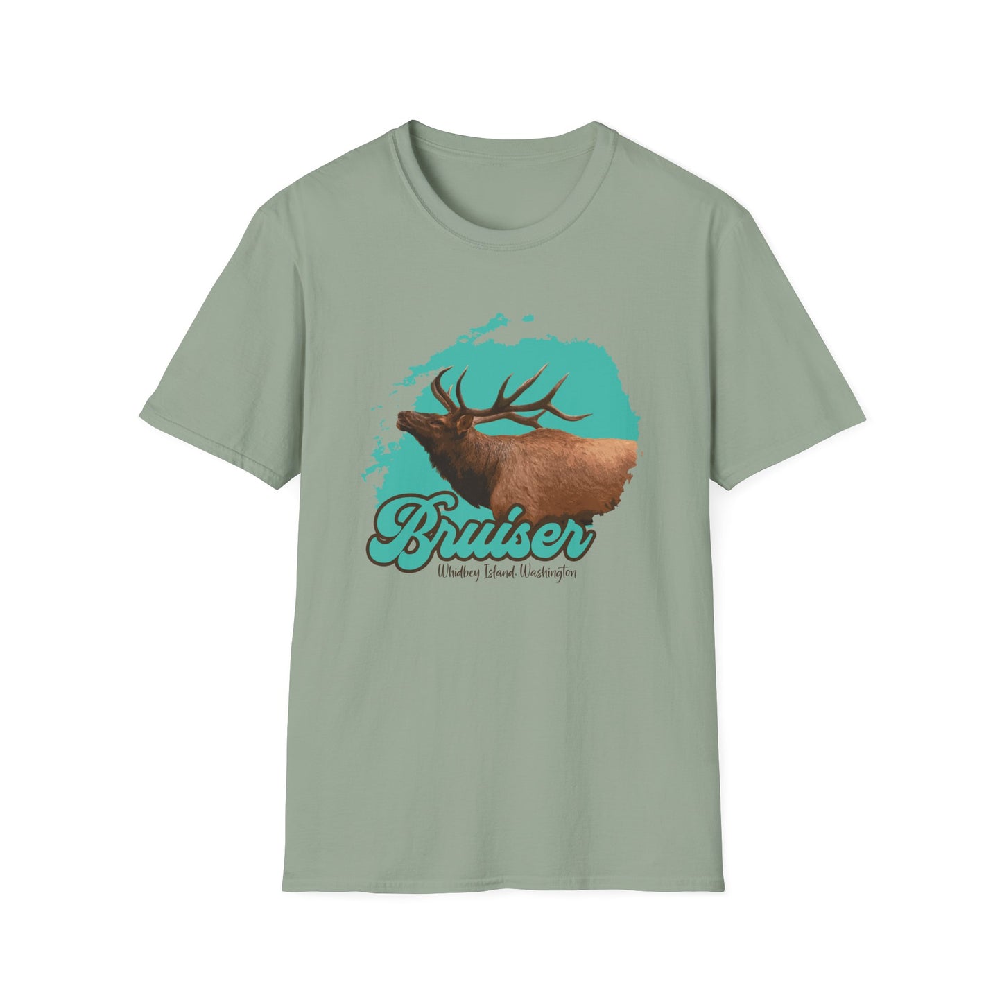 4 Bruiser - Whidbey Island Elk - Unisex Softstyle T-Shirt