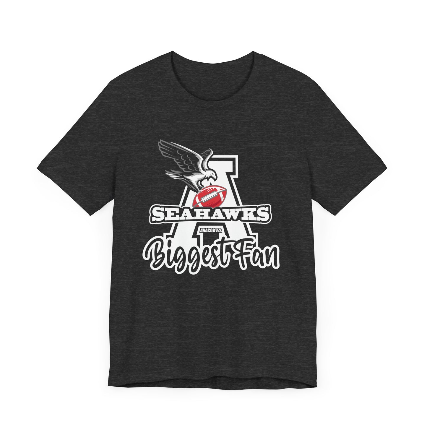 ANACORTES SEAHAWKS Biggest Fan Unisex Jersey Short Sleeve Tee