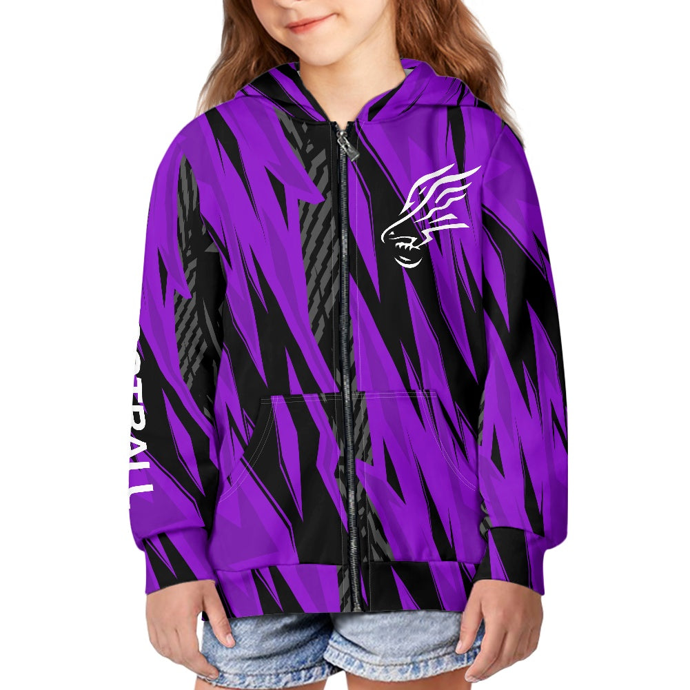 ANACORTES FOOTBALL Kids Zipper Hoddies