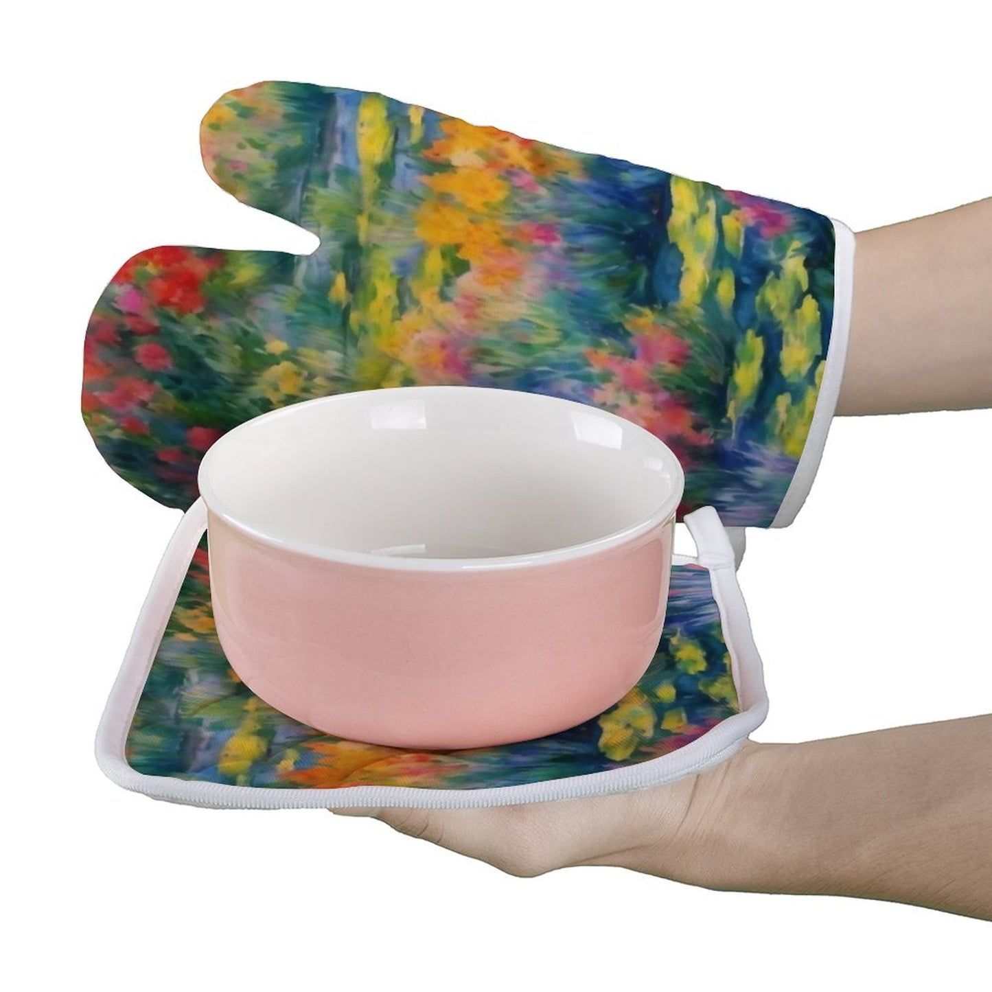 WILDFLOWER POND Oven Mitt Set of 2