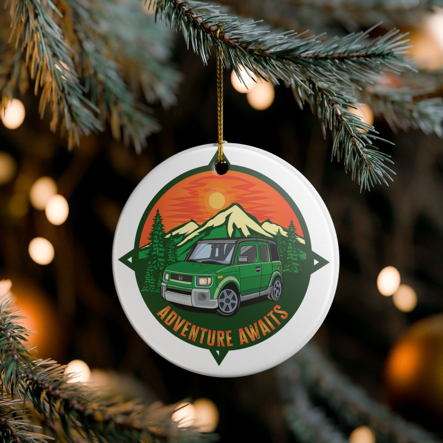 HONDA ELEMENT ORNAMENT - ADVENTURE AWAITS