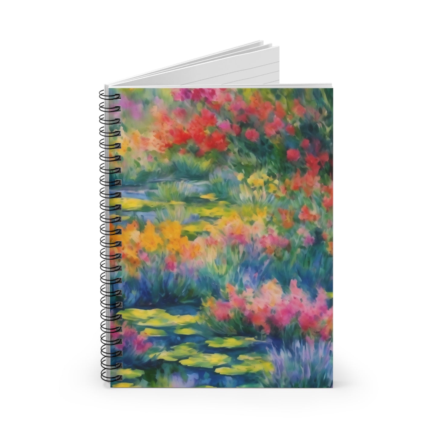WILDFLOWER POND Spiral Notebook - Ruled Line
