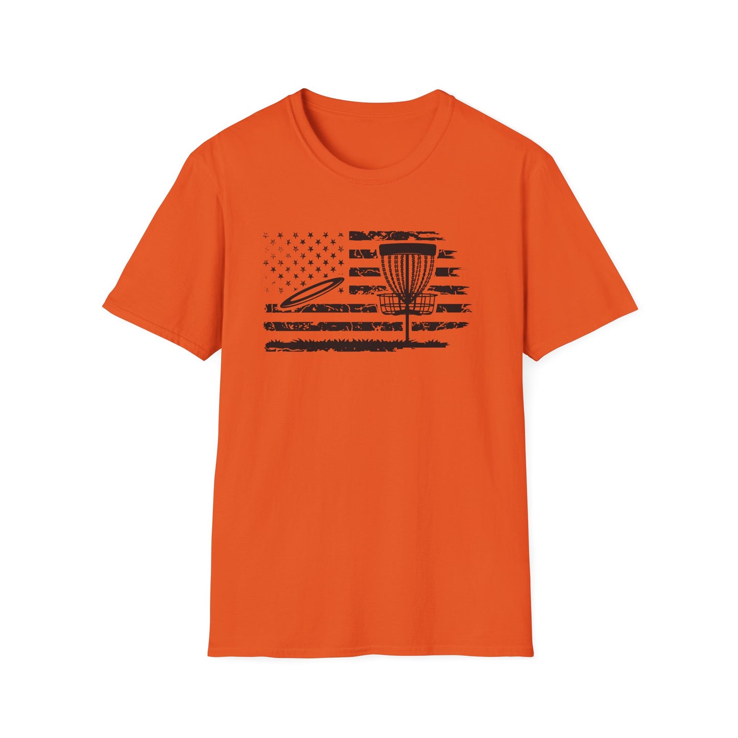 FLAG USA - DISC GOLF Unisex Softstyle T-Shirt