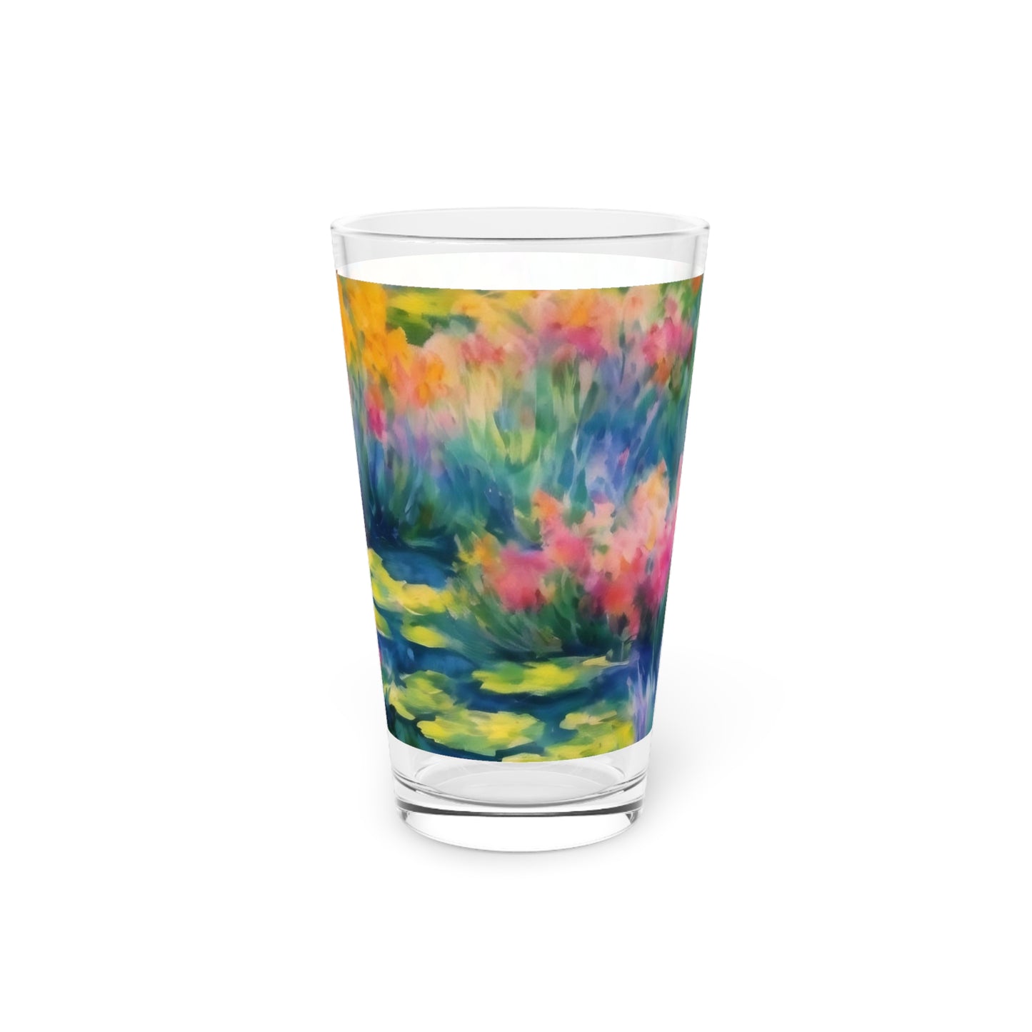 WILDFLOWER POND Pint Glass, 16oz