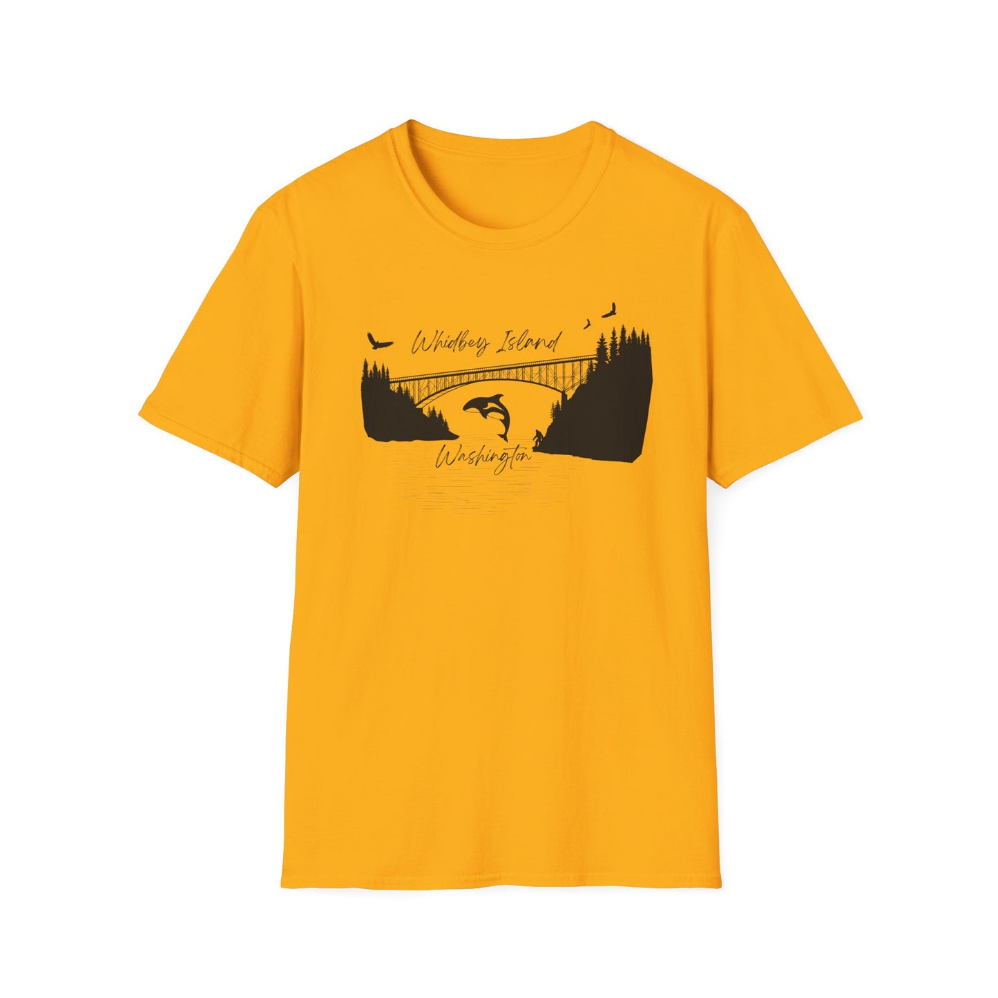 DECEPTION PASS BRIDGE, SCENE Unisex Softstyle T-Shirt