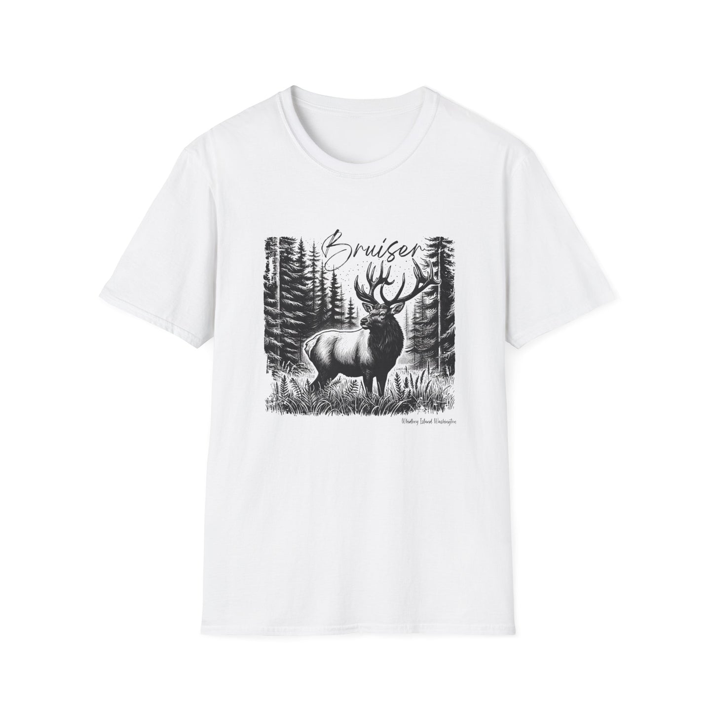 6 Bruiser - Whidbey Island Elk - Unisex Softstyle T-Shirt