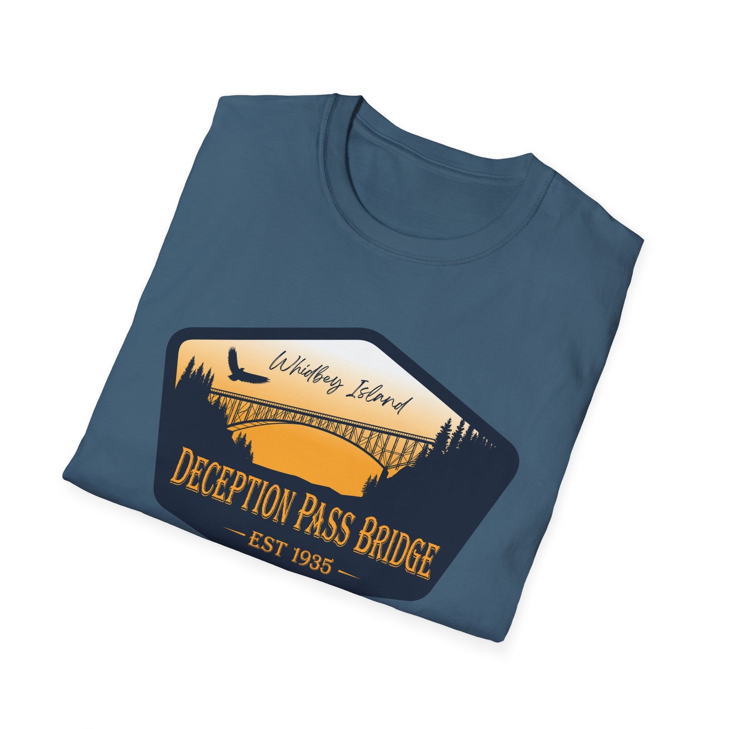 DECEPTION PASS BRIDGE, EST Unisex Softstyle T-Shirt