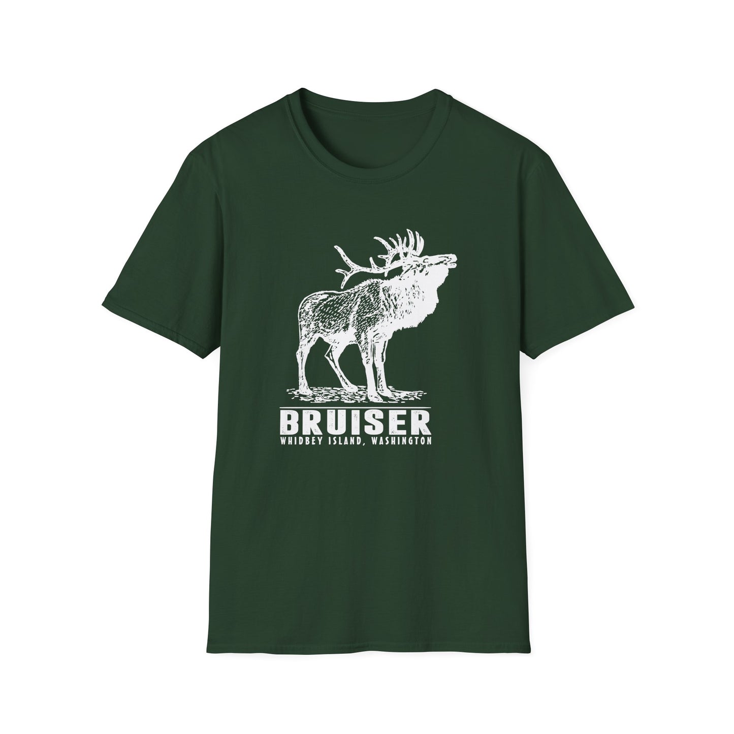 7 Bruiser - Whidbey Island Elk - Unisex Softstyle T-Shirt