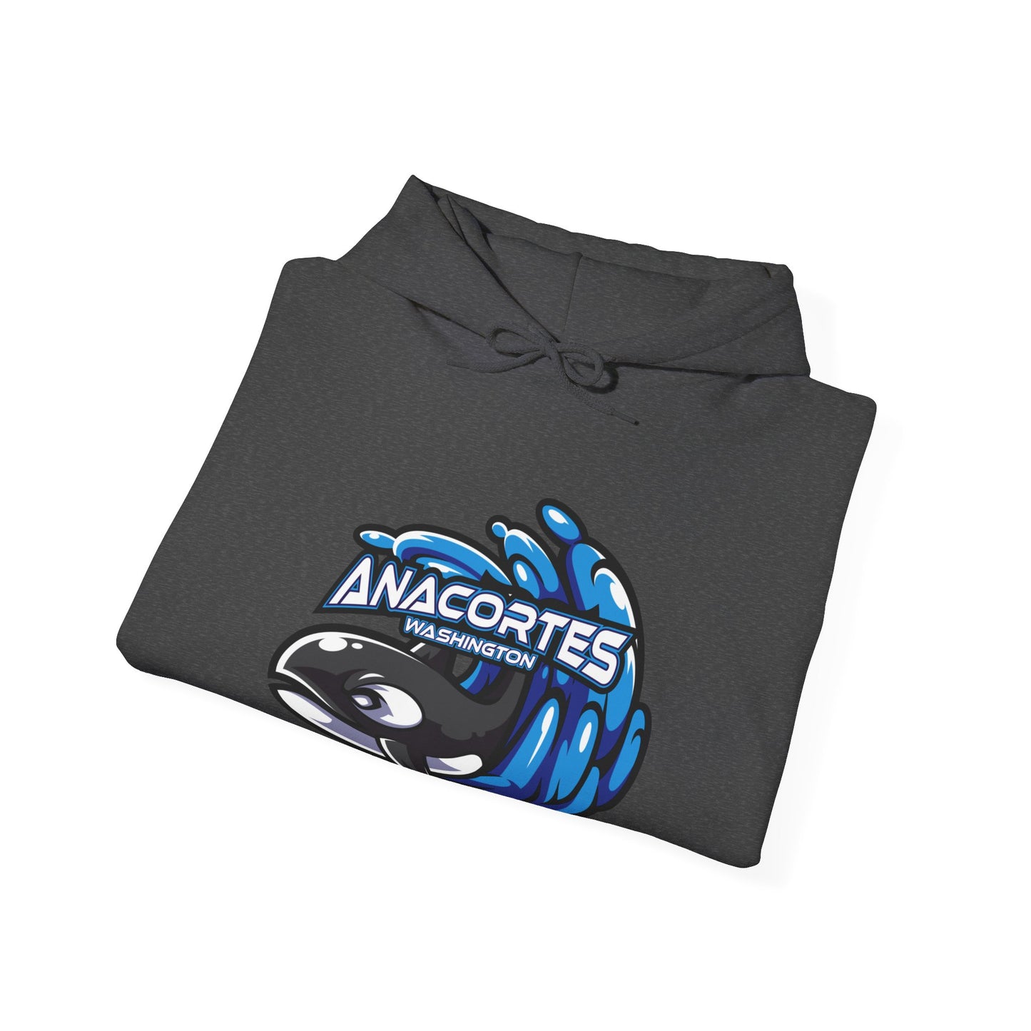 ANACORTES ORCA MASCOT Unisex Heavy Blend™ Hooded Sweatshirt