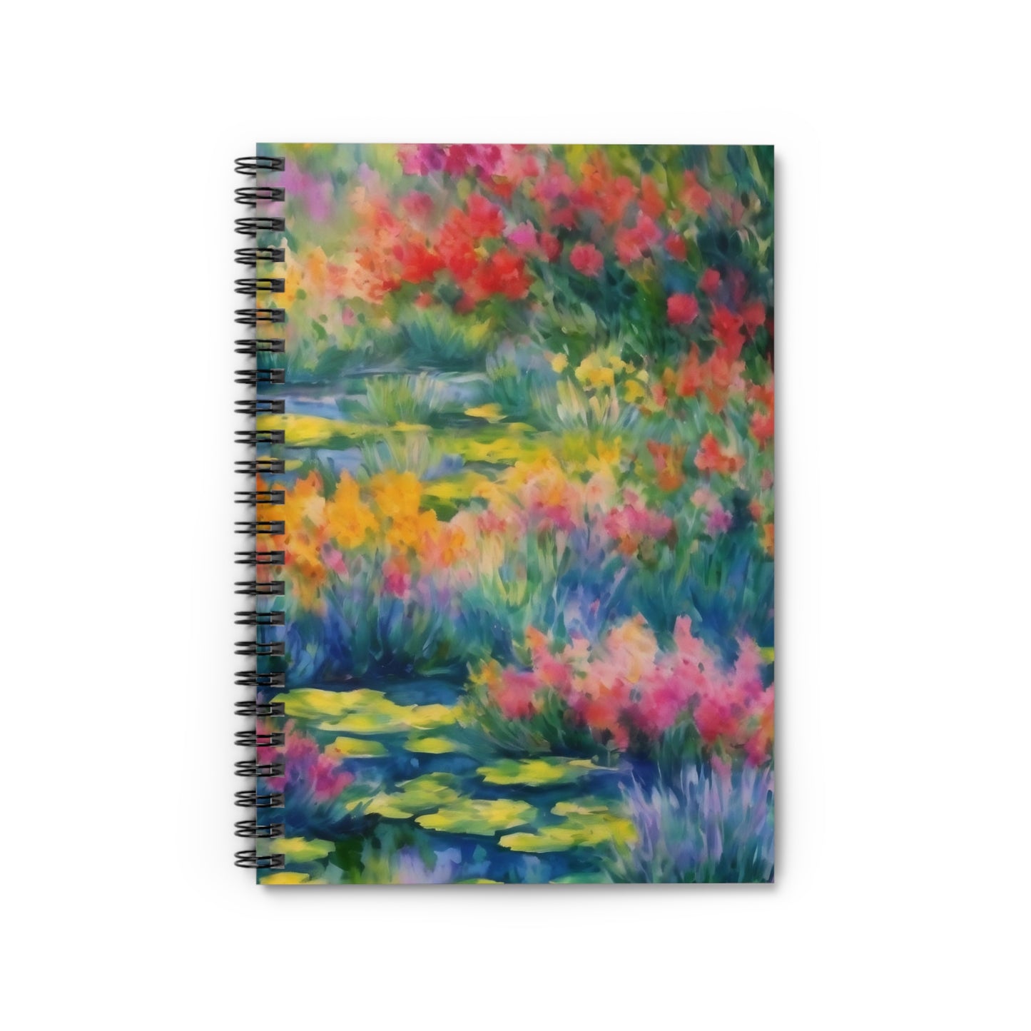 WILDFLOWER POND Spiral Notebook - Ruled Line