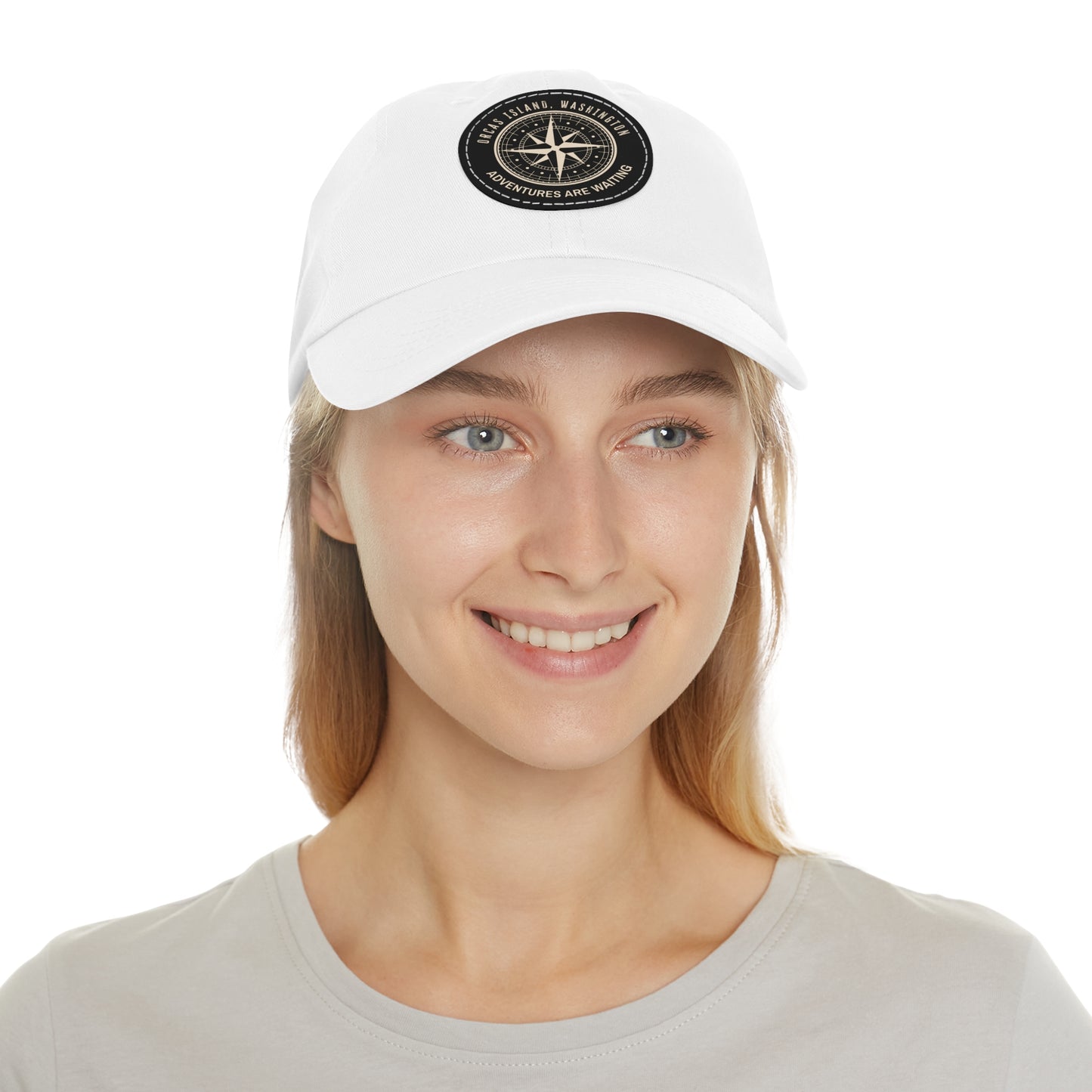 ORCAS COMPASS Hat with Leather Patch (Round)