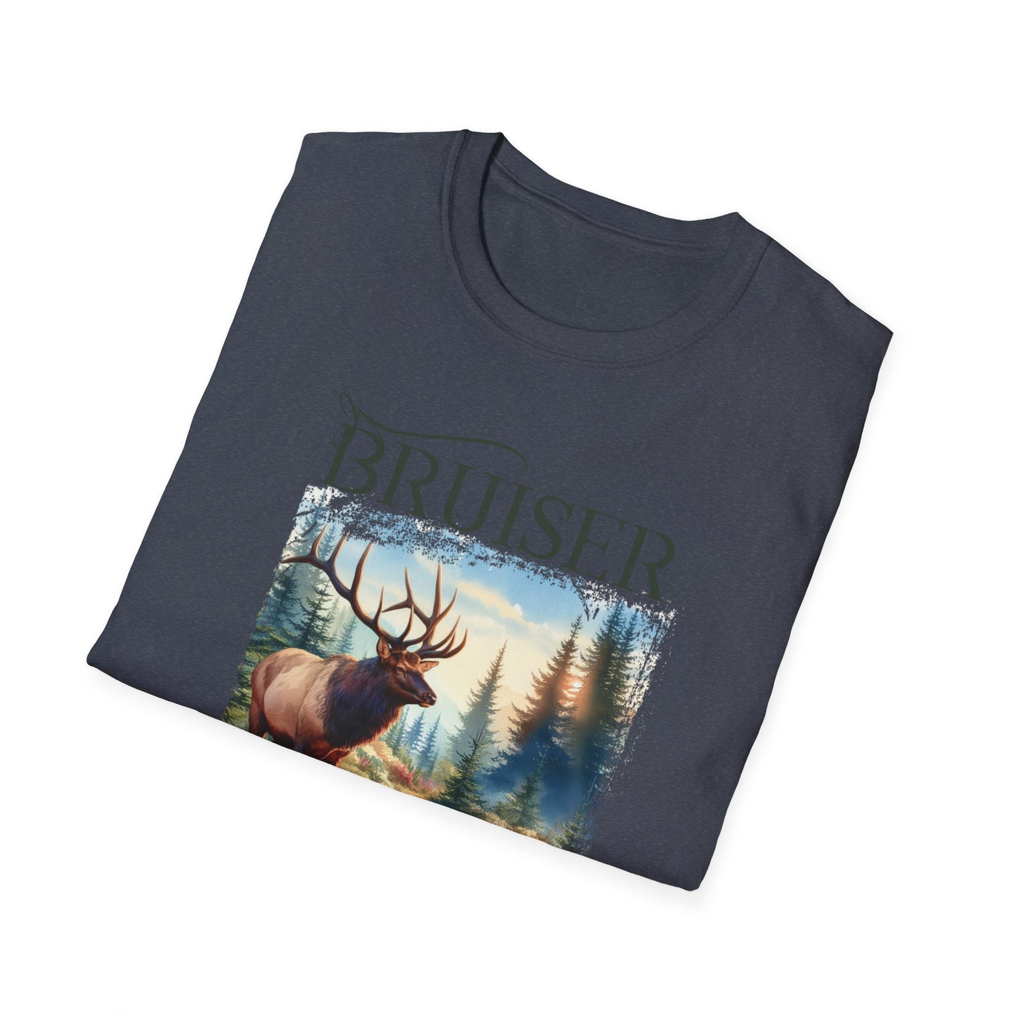 3 Bruiser - Whidbey Island Elk - Unisex Softstyle T-Shirt