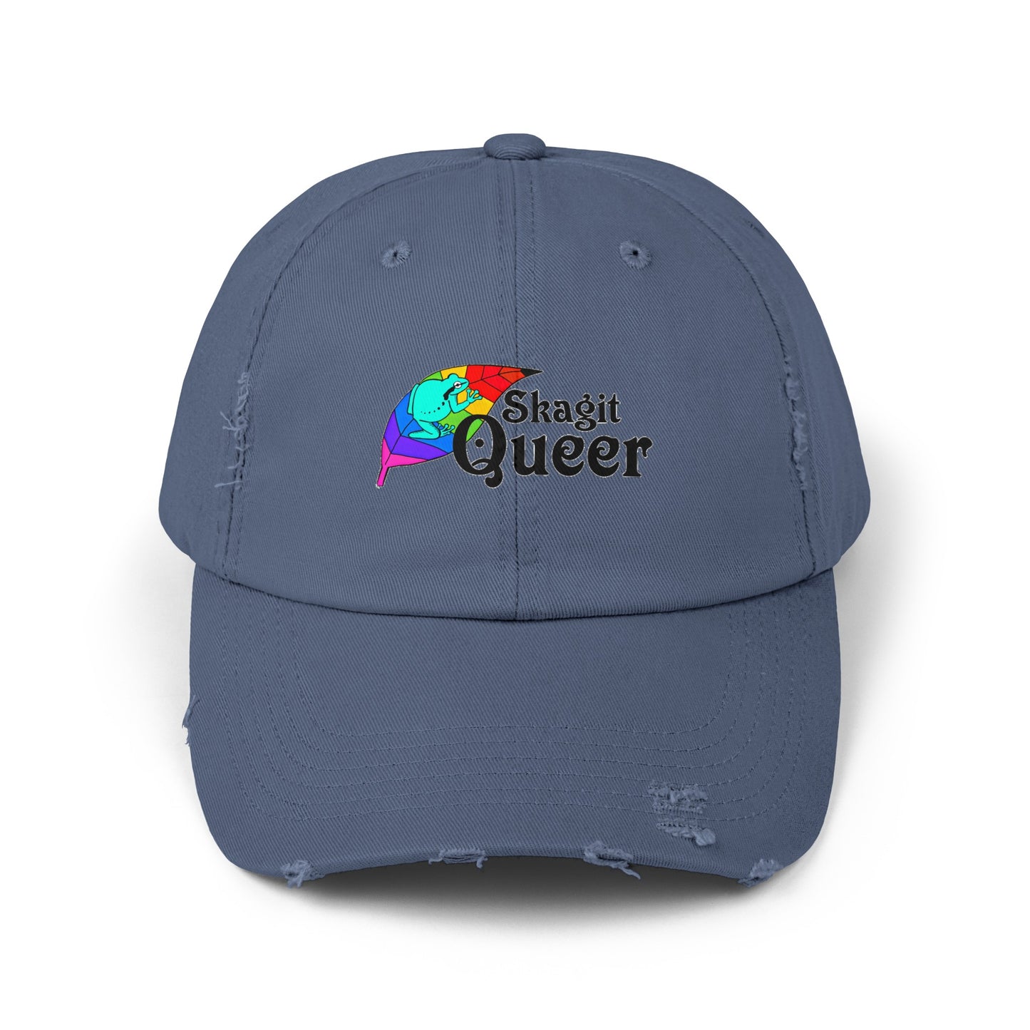 SKAGIT QUEER Unisex Distressed Cap