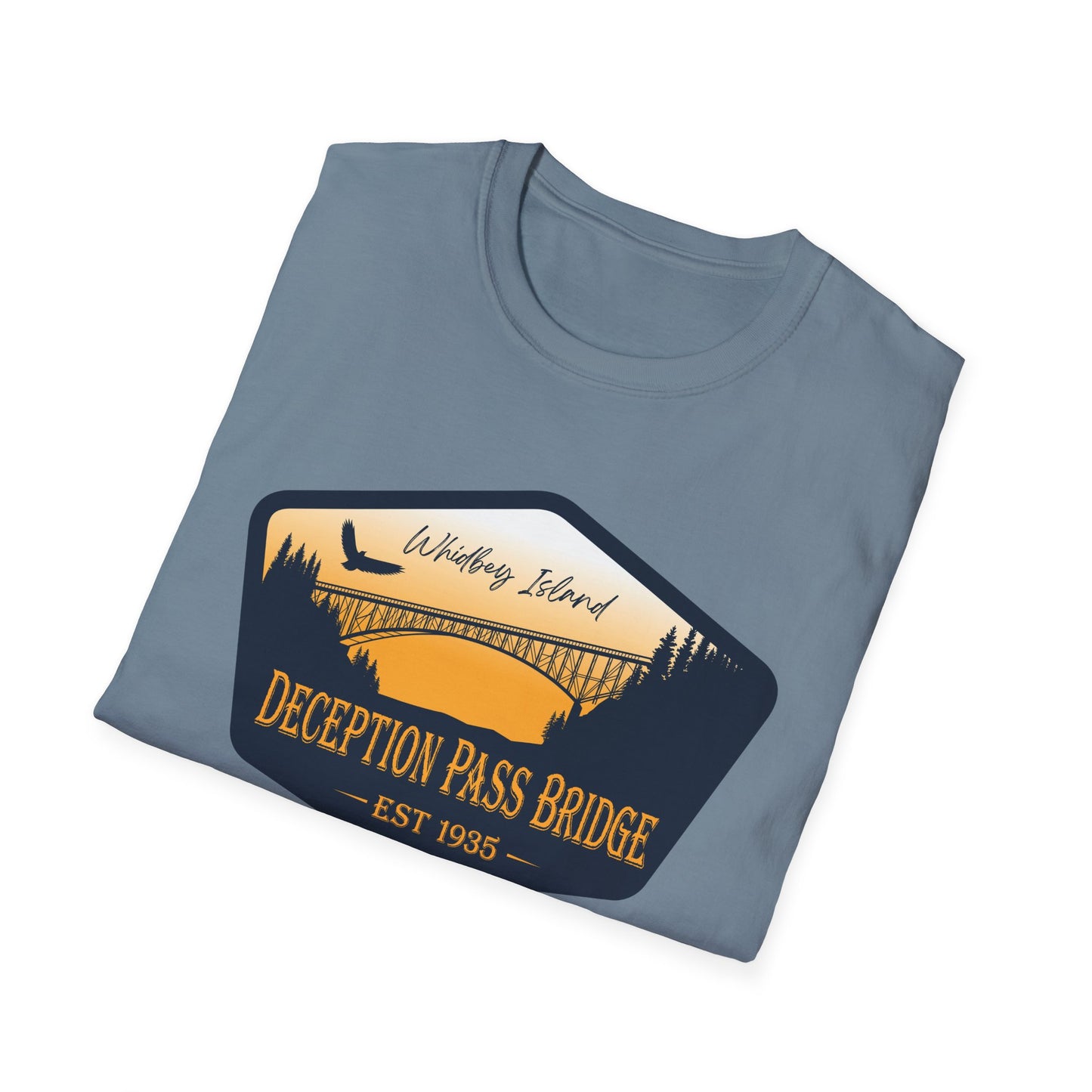DECEPTION PASS BRIDGE, EST Unisex Softstyle T-Shirt