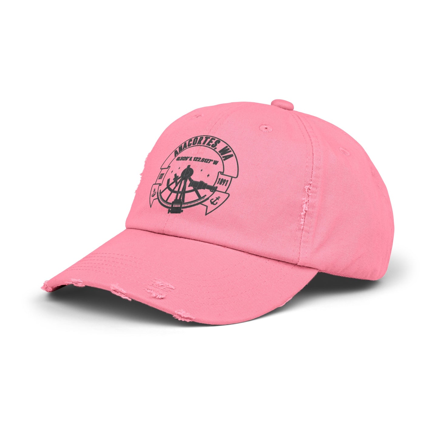 Anacortes Coordinates Unisex Distressed Cap