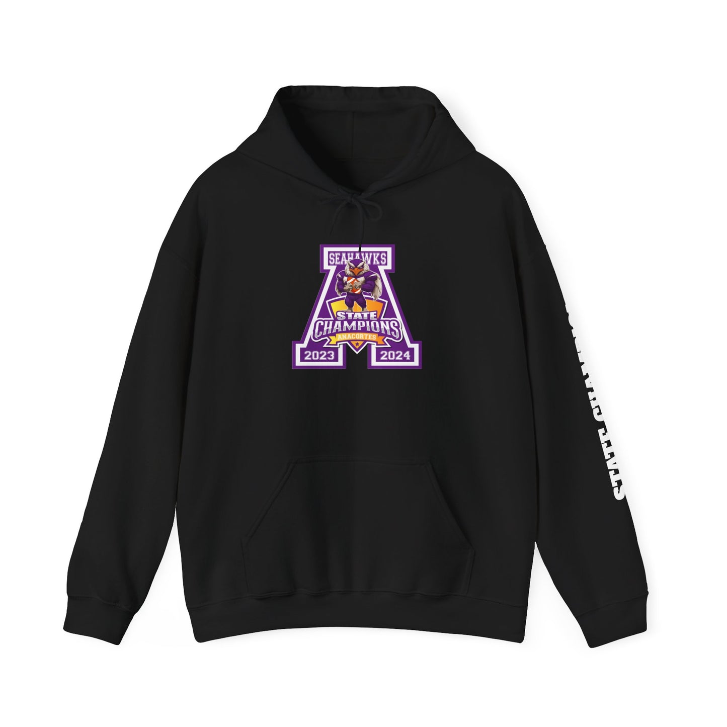 A ANACORTES SEAHAWKS STATE CHAMP Unisex Heavy Blend™ Hooded Sweatshirt