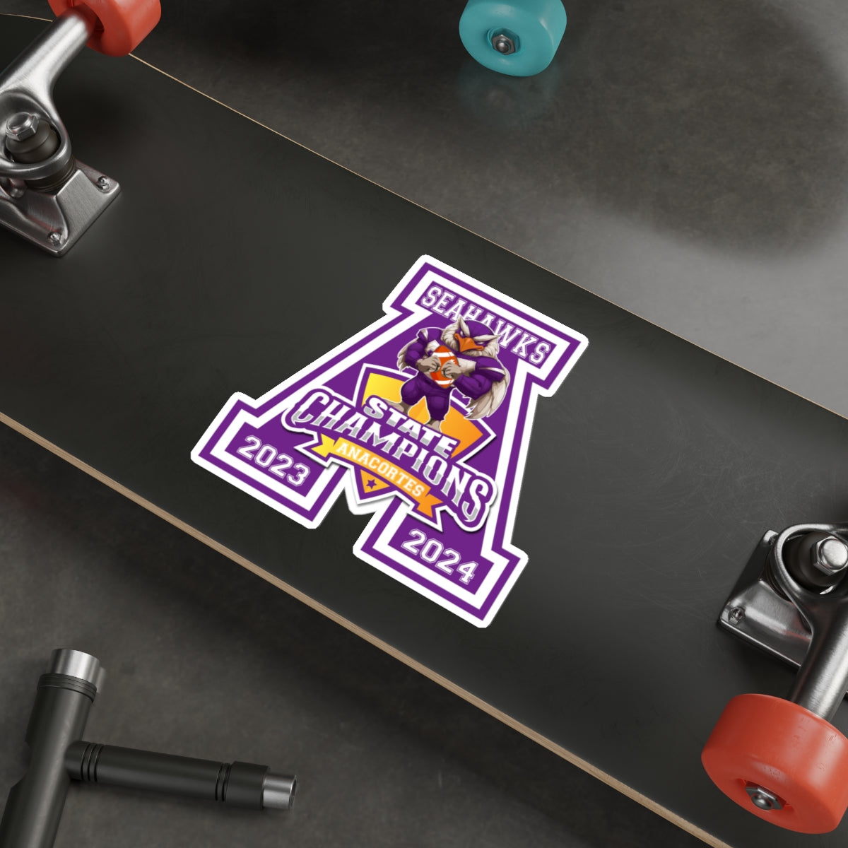 2 ANACORTES SEAHAWKS STATE CHAMP Sticker