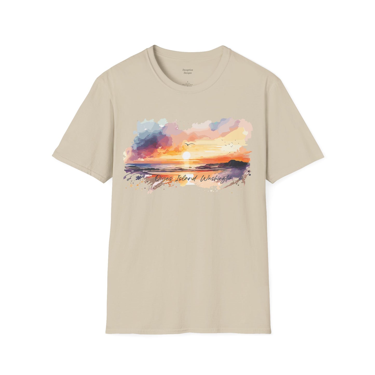 ORCAS ISLAND - Beach View Island Vibes Unisex Softstyle T-Shirt