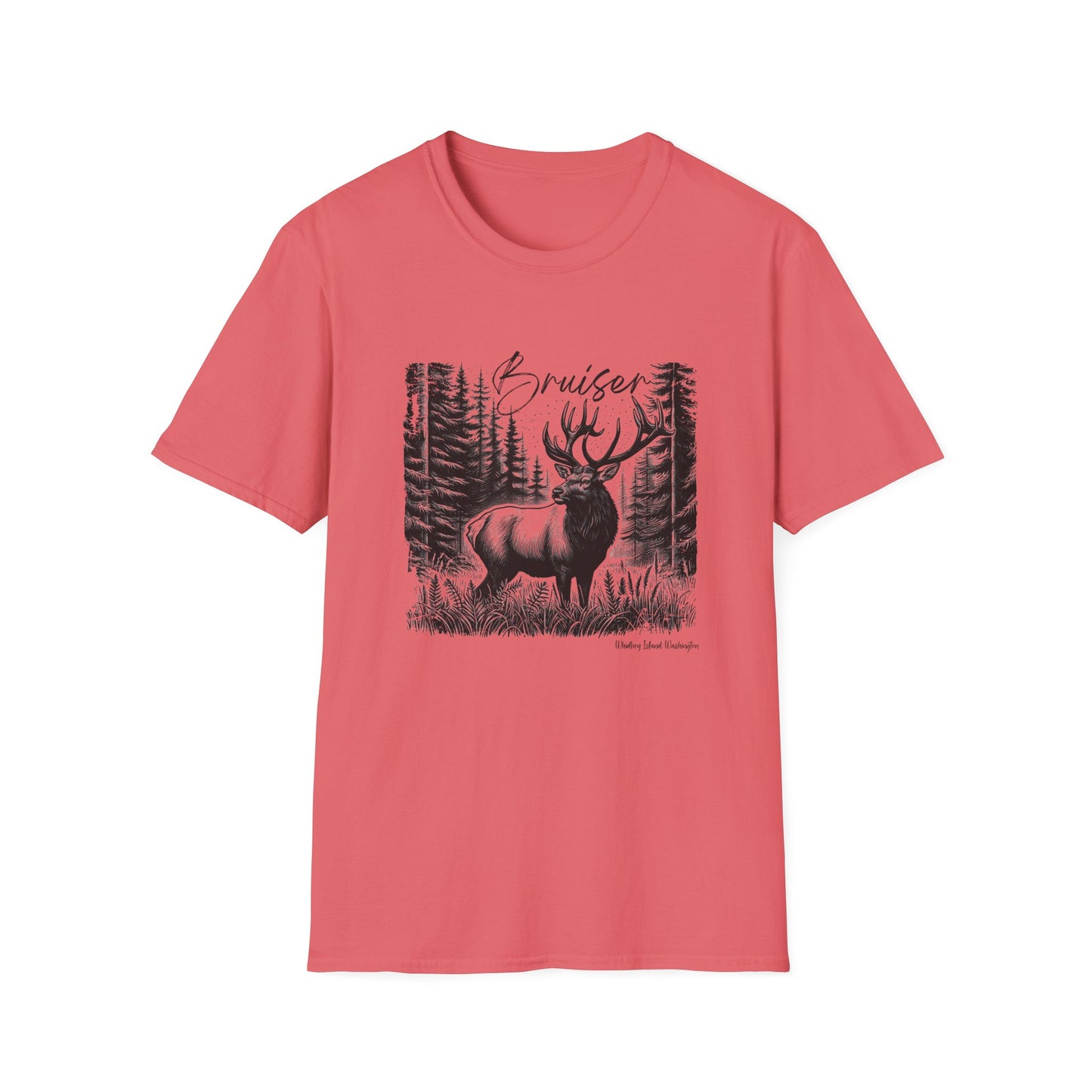 6 Bruiser - Whidbey Island Elk - Unisex Softstyle T-Shirt