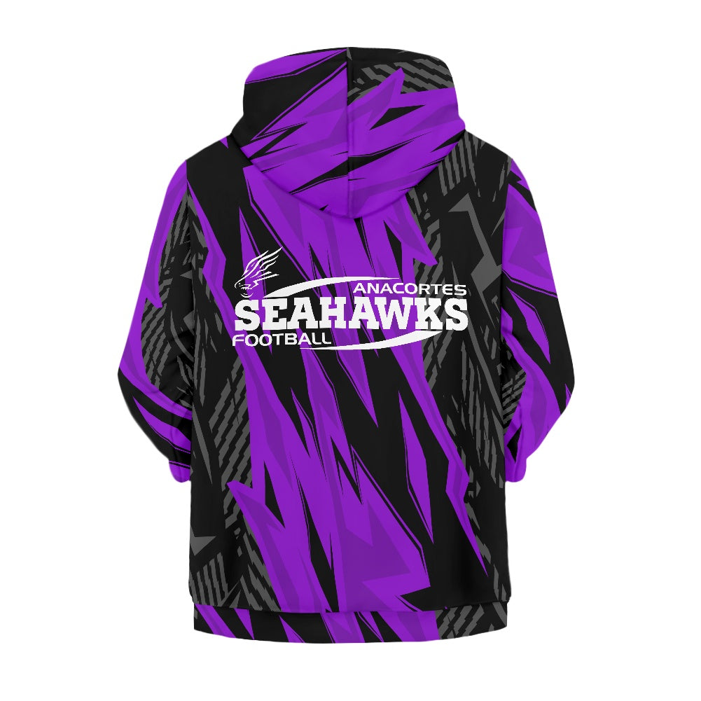 ANACORTES FOOTBALL Kids Zipper Hoddies