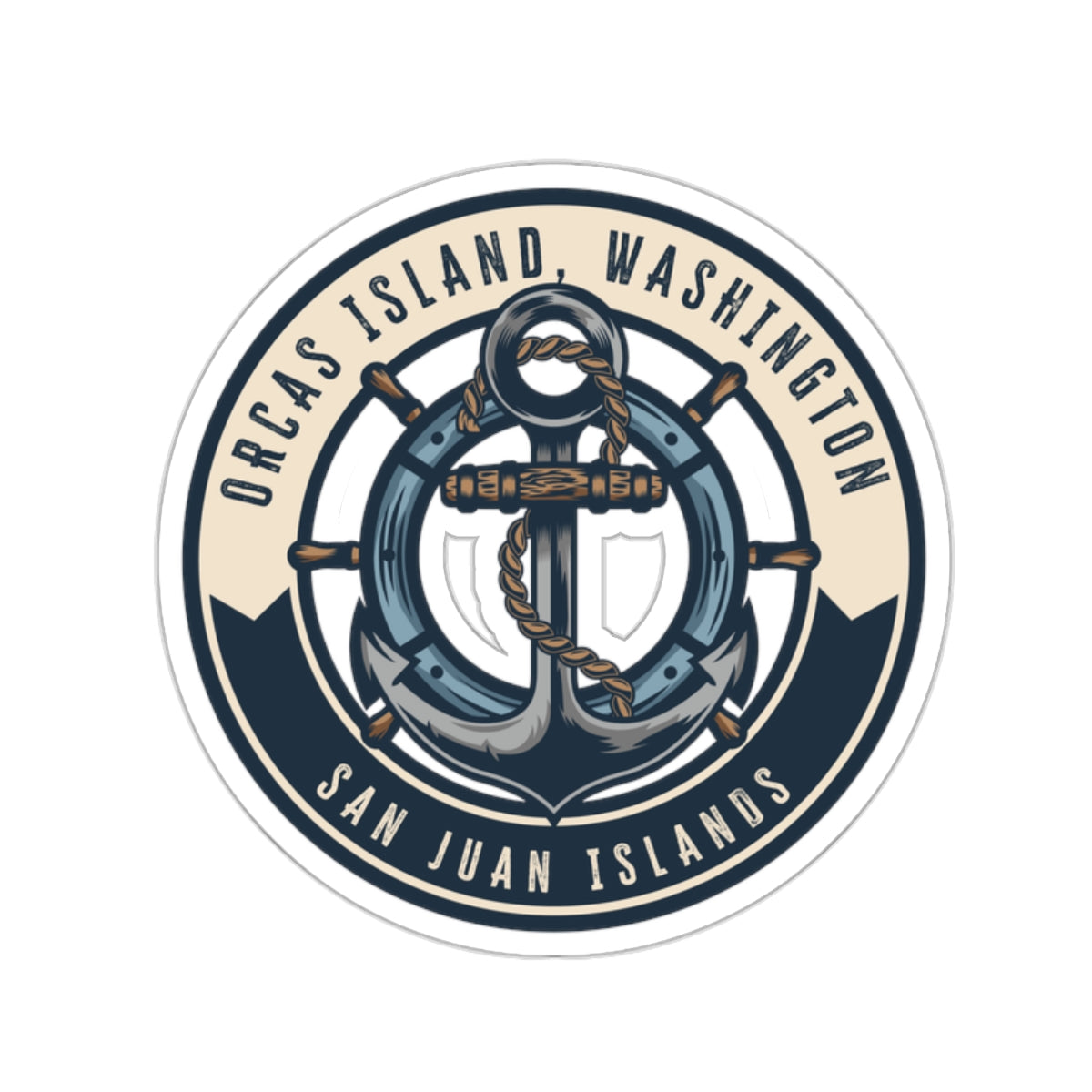 ORCAS ANCHOR Sticker