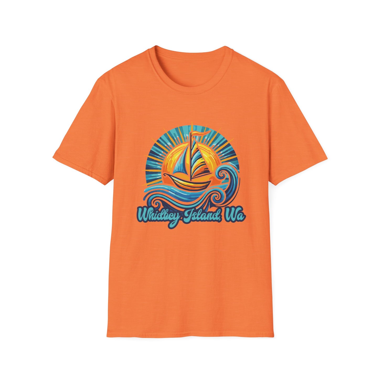 WHIDBEY ISLAND WA Celebrate Unisex Softstyle T-Shirt