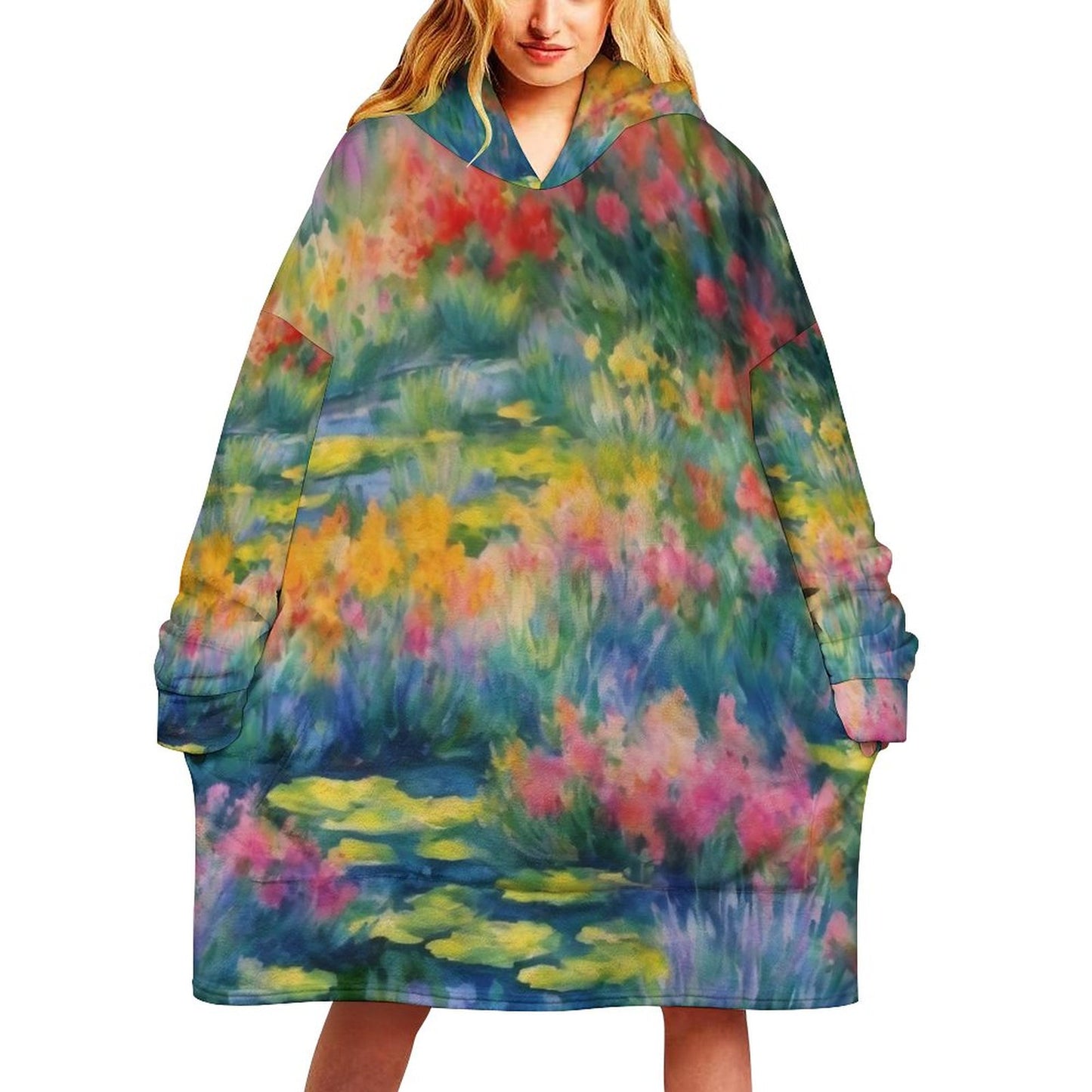 WILDFLOWER POND Sweater Blanket