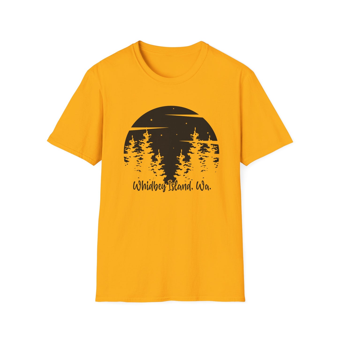 Whidbey Island Moonlight Unisex Softstyle T-Shirt