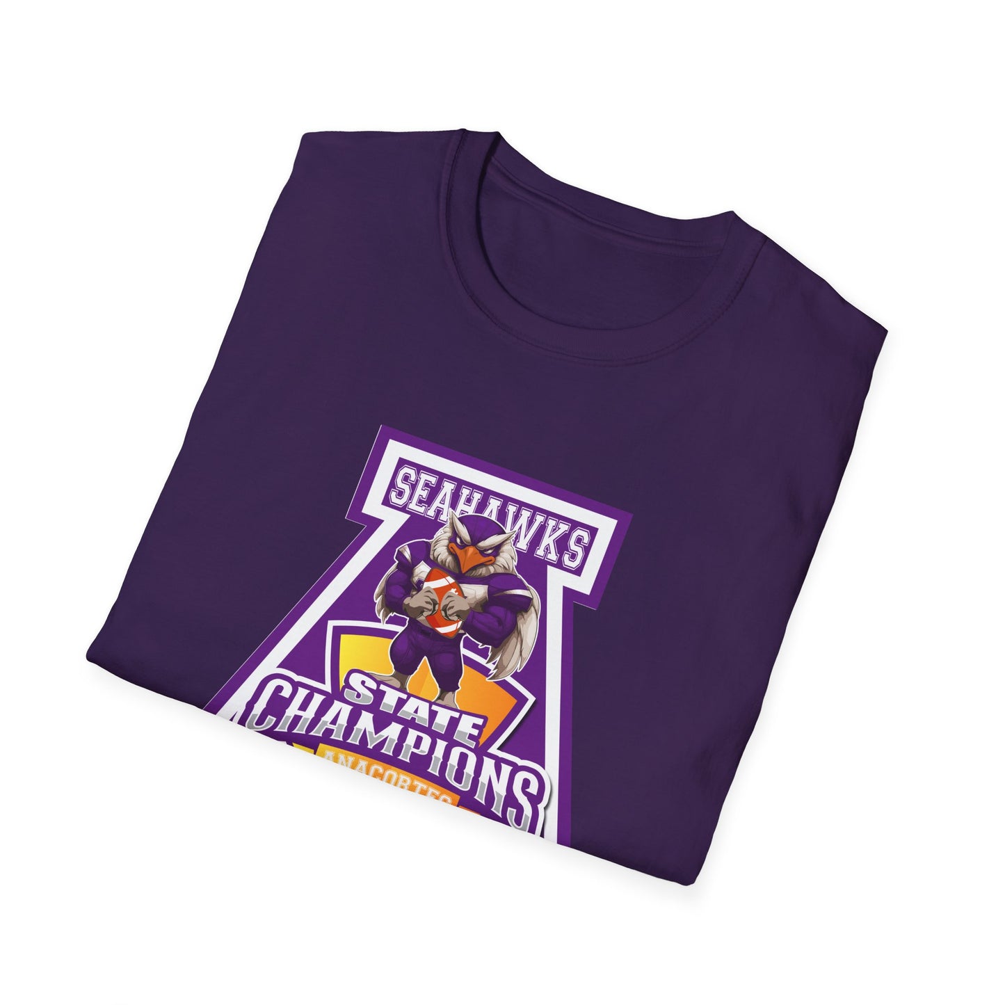 Copy of ANACORTES SEAHAWKS STATE CHAMP Unisex Softstyle T-Shirt