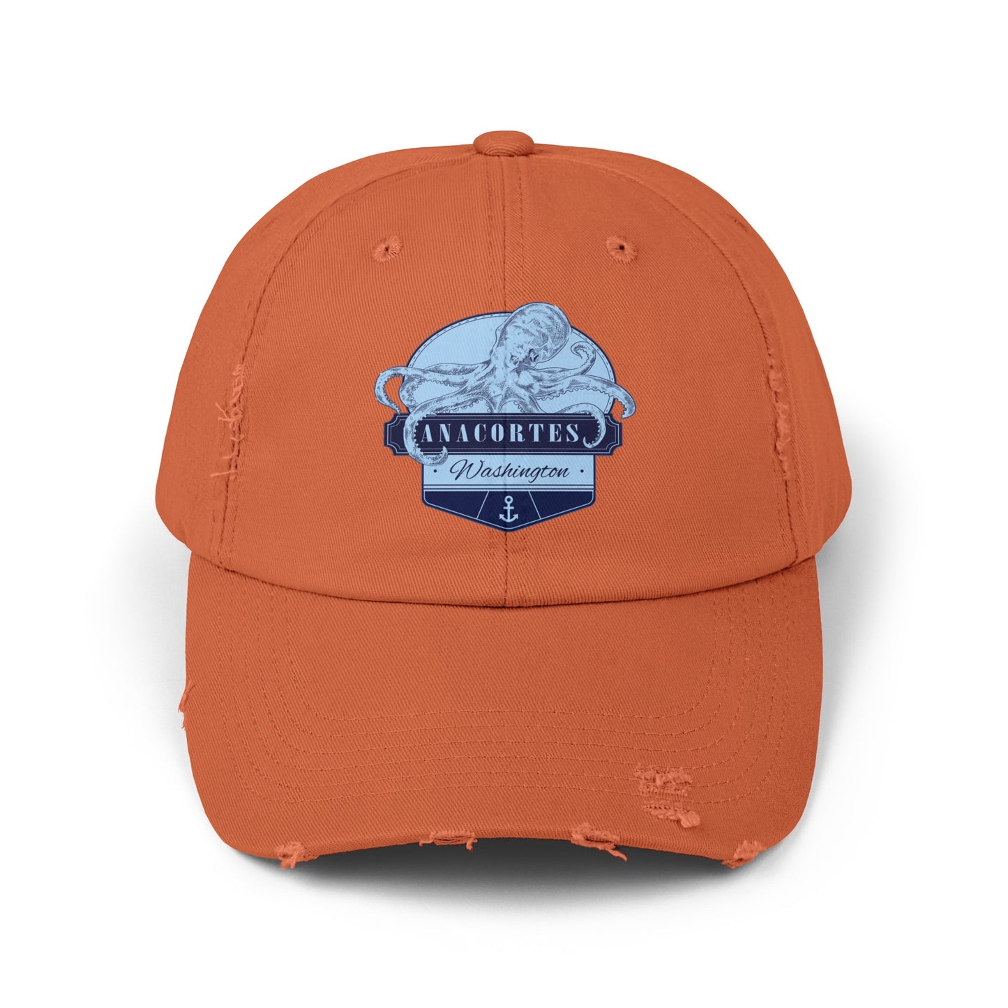 Octopus Anacortes Unisex Distressed Cap