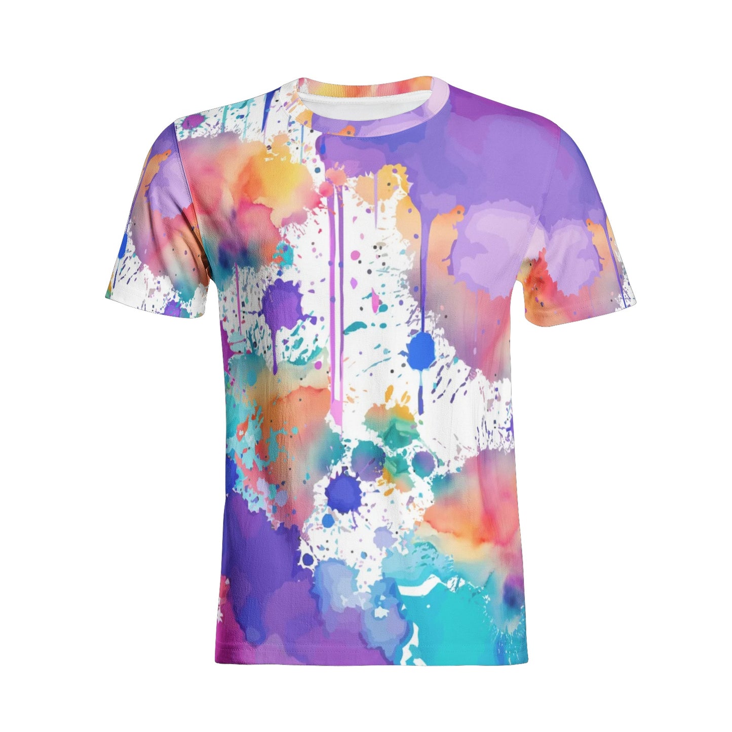 SUPER SPLASH Unisex All-Over Print Cotton T-shirts