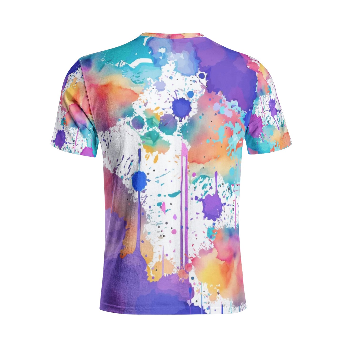 SUPER SPLASH Unisex All-Over Print Cotton T-shirts