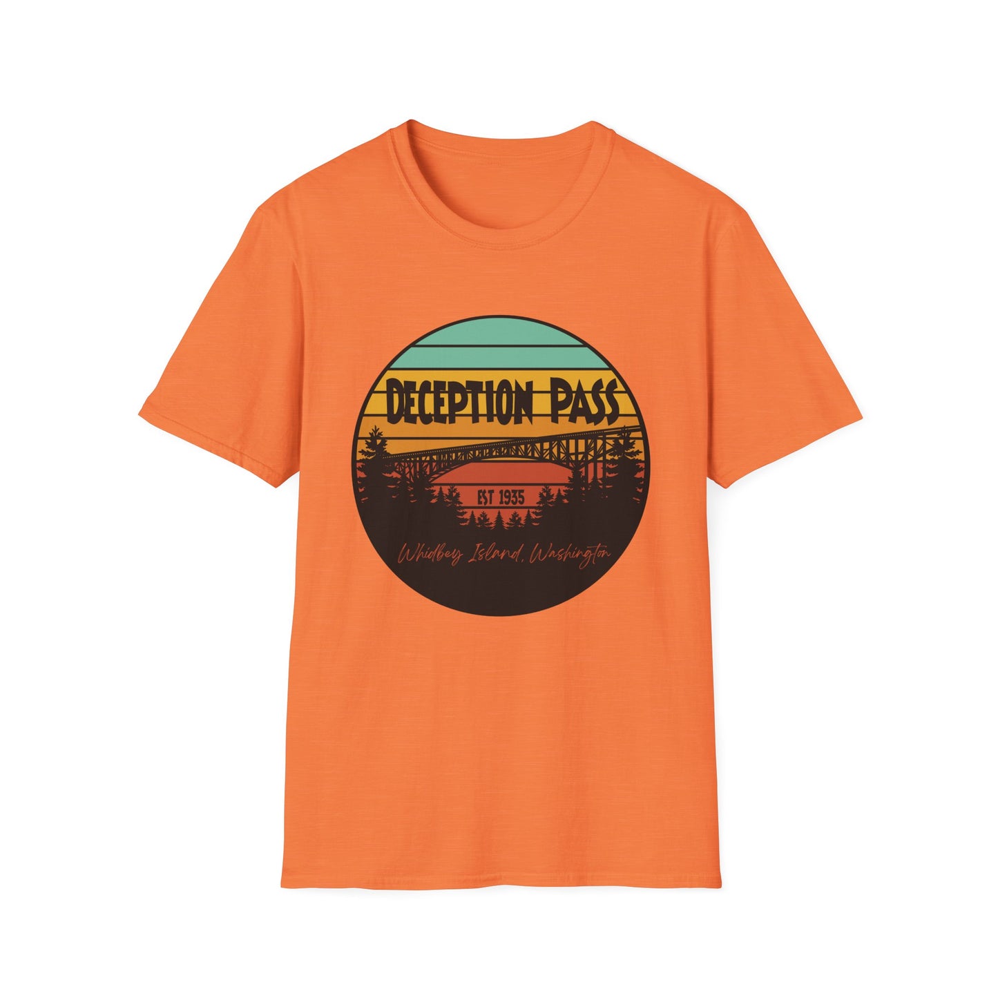 DECEPTION PASS BRIDGE, Unisex Softstyle T-Shirt