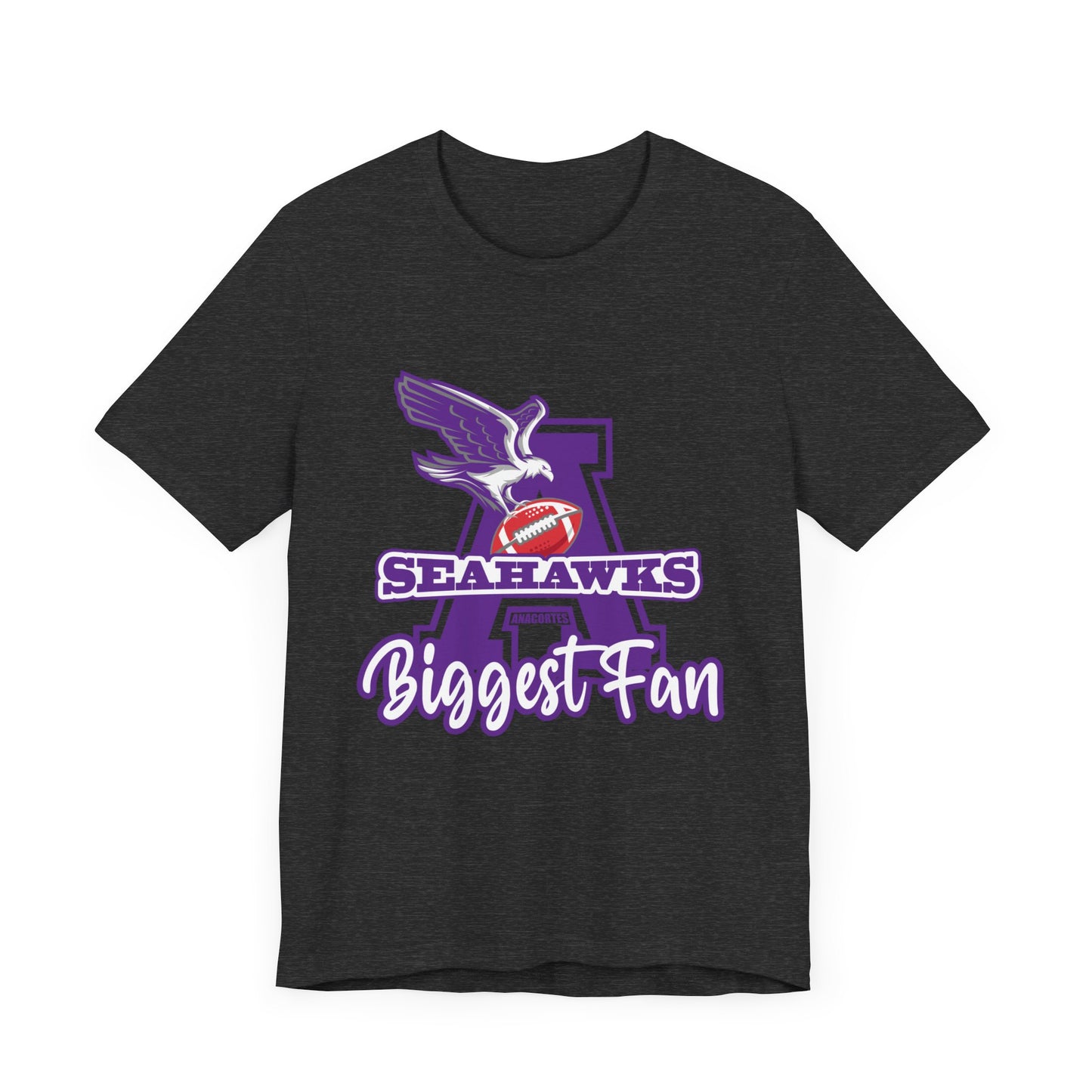 ANACORTES SEAHAWKS BIGGEST FAN Unisex Jersey Short Sleeve Tee