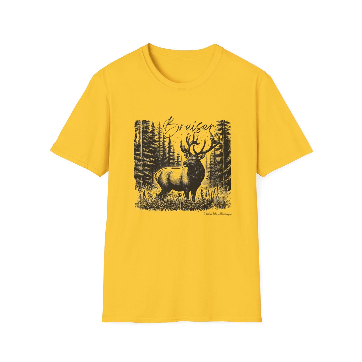 6 Bruiser - Whidbey Island Elk - Unisex Softstyle T-Shirt