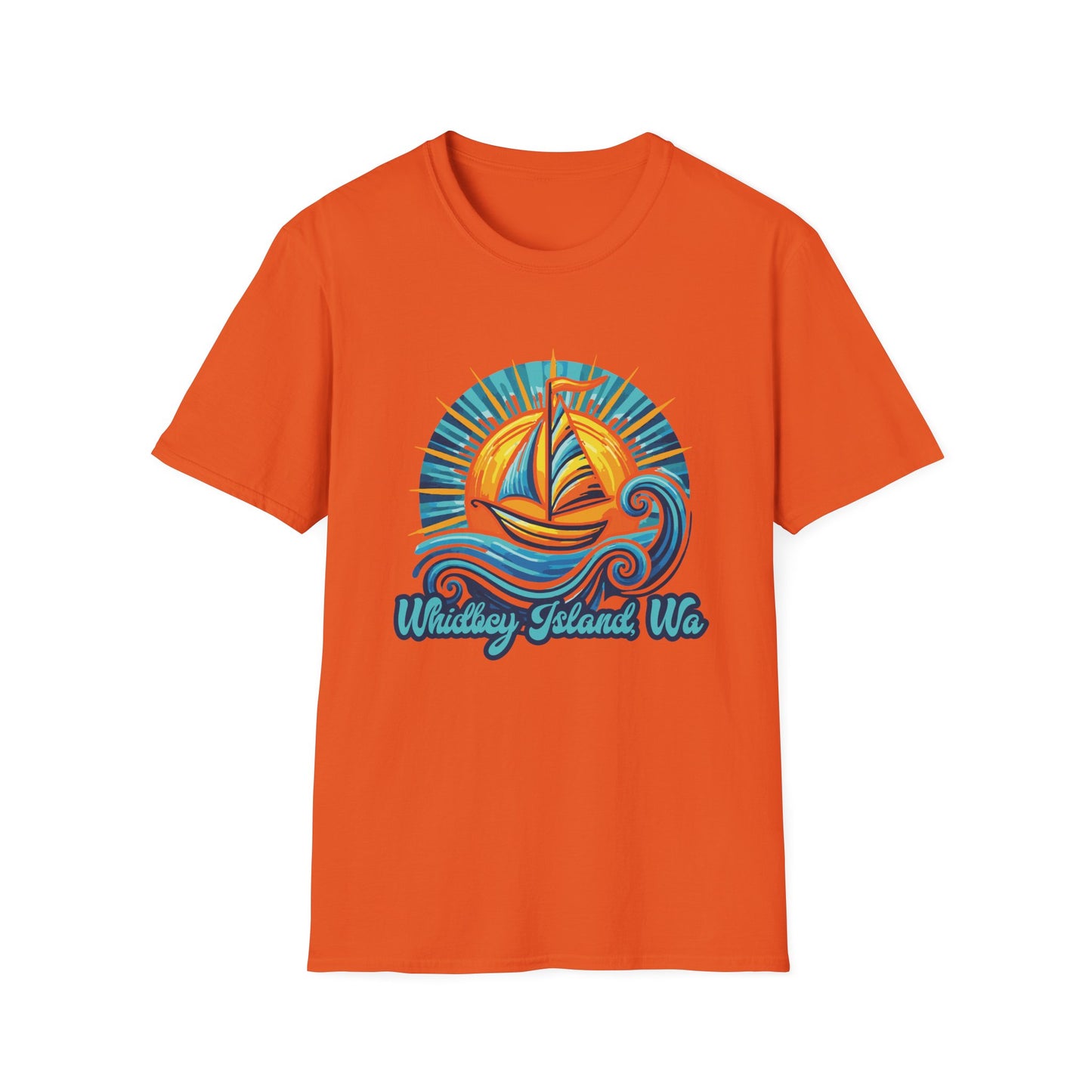 WHIDBEY ISLAND WA Celebrate Unisex Softstyle T-Shirt