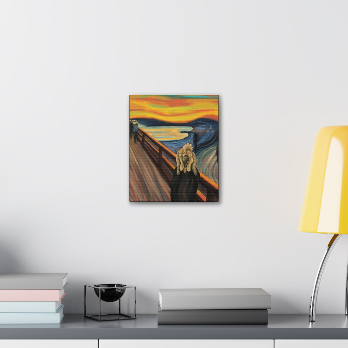 THE CLUCK BY MONUES Canvas Stretched, 0.75"
