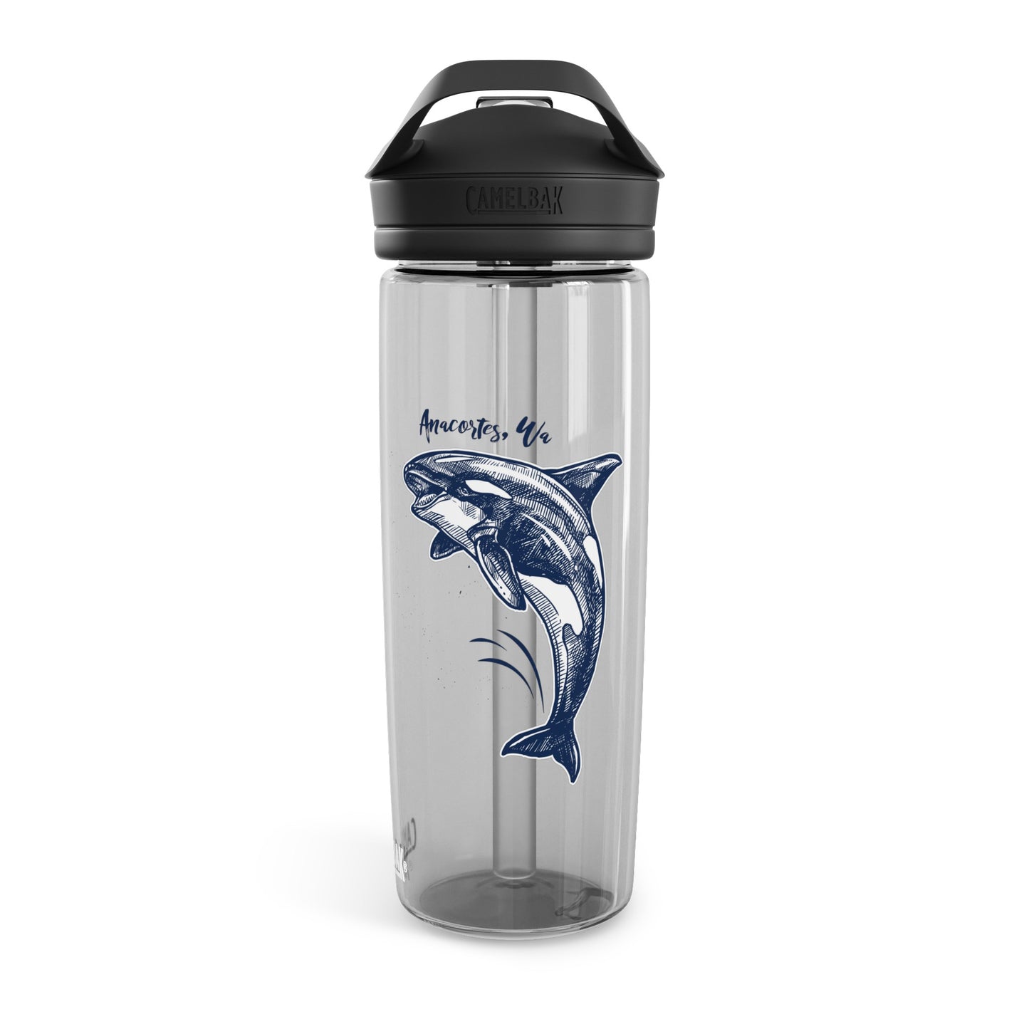 Anacortes Orca Sketch CamelBak Eddy® Water Bottle, 20oz\25oz